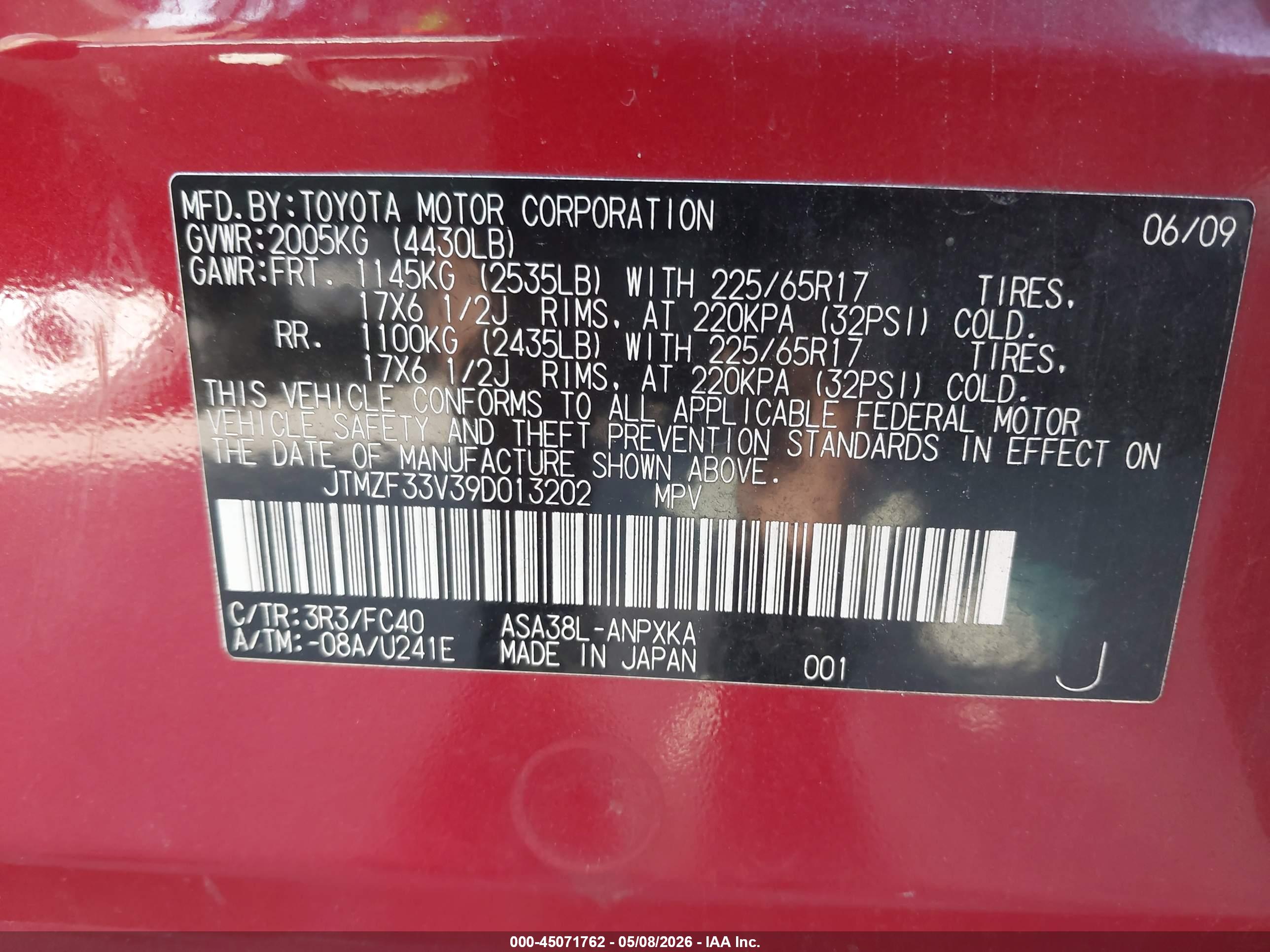 TOYOTA RAV4 image 9