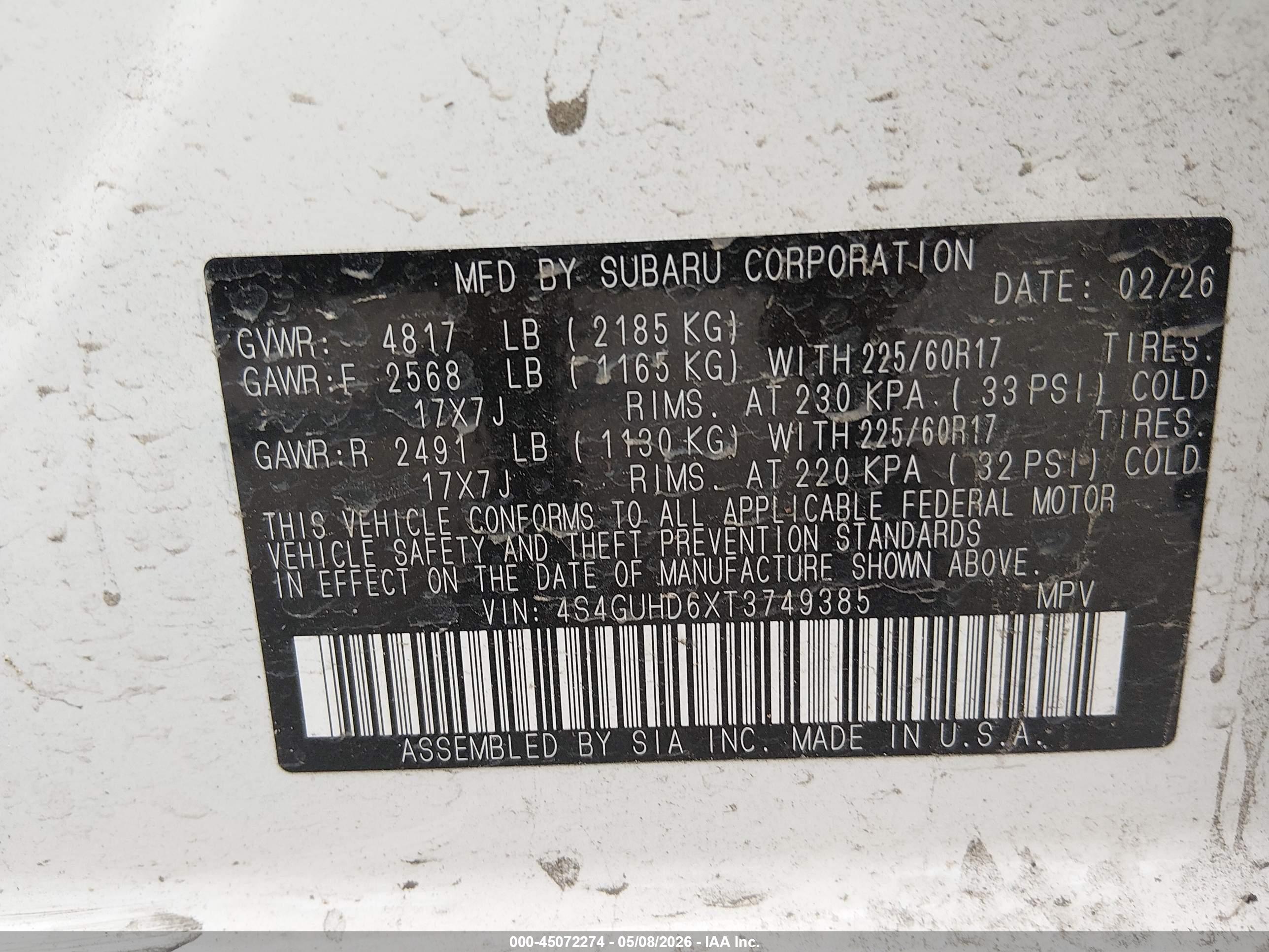 SUBARU CROSSTREK image 9