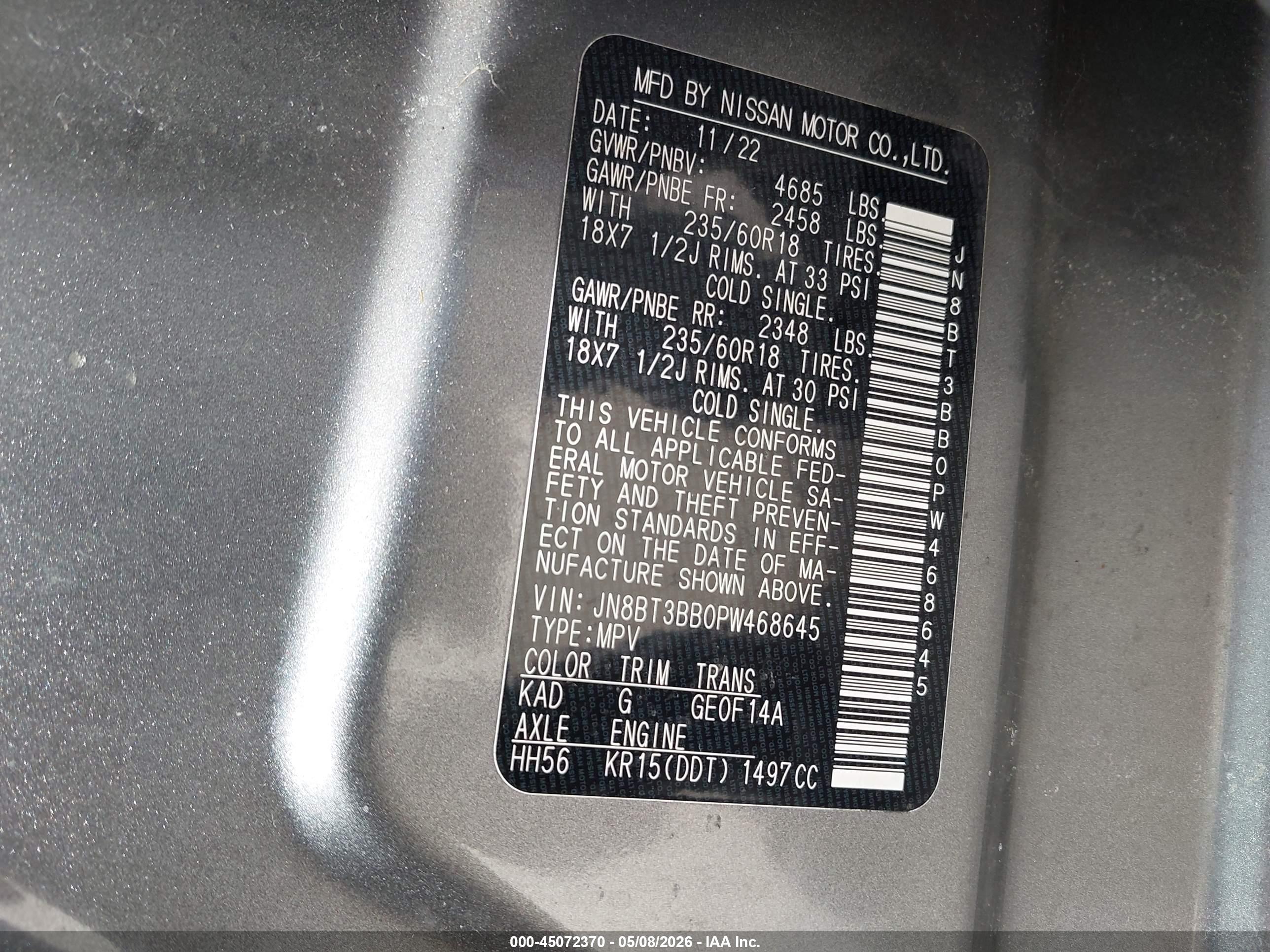 NISSAN ROGUE image 9