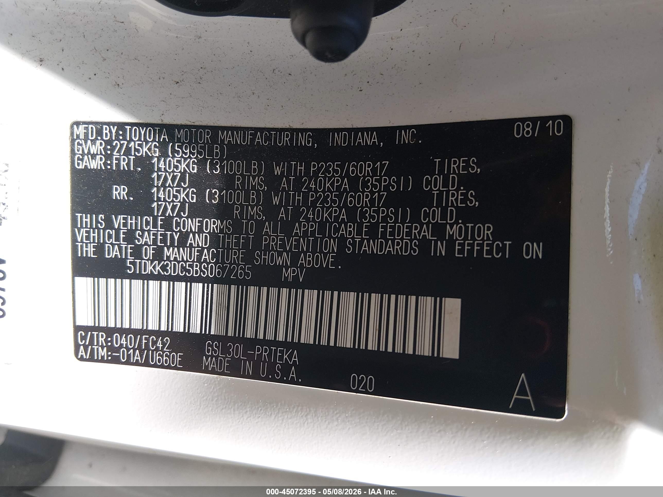 TOYOTA SIENNA image 9