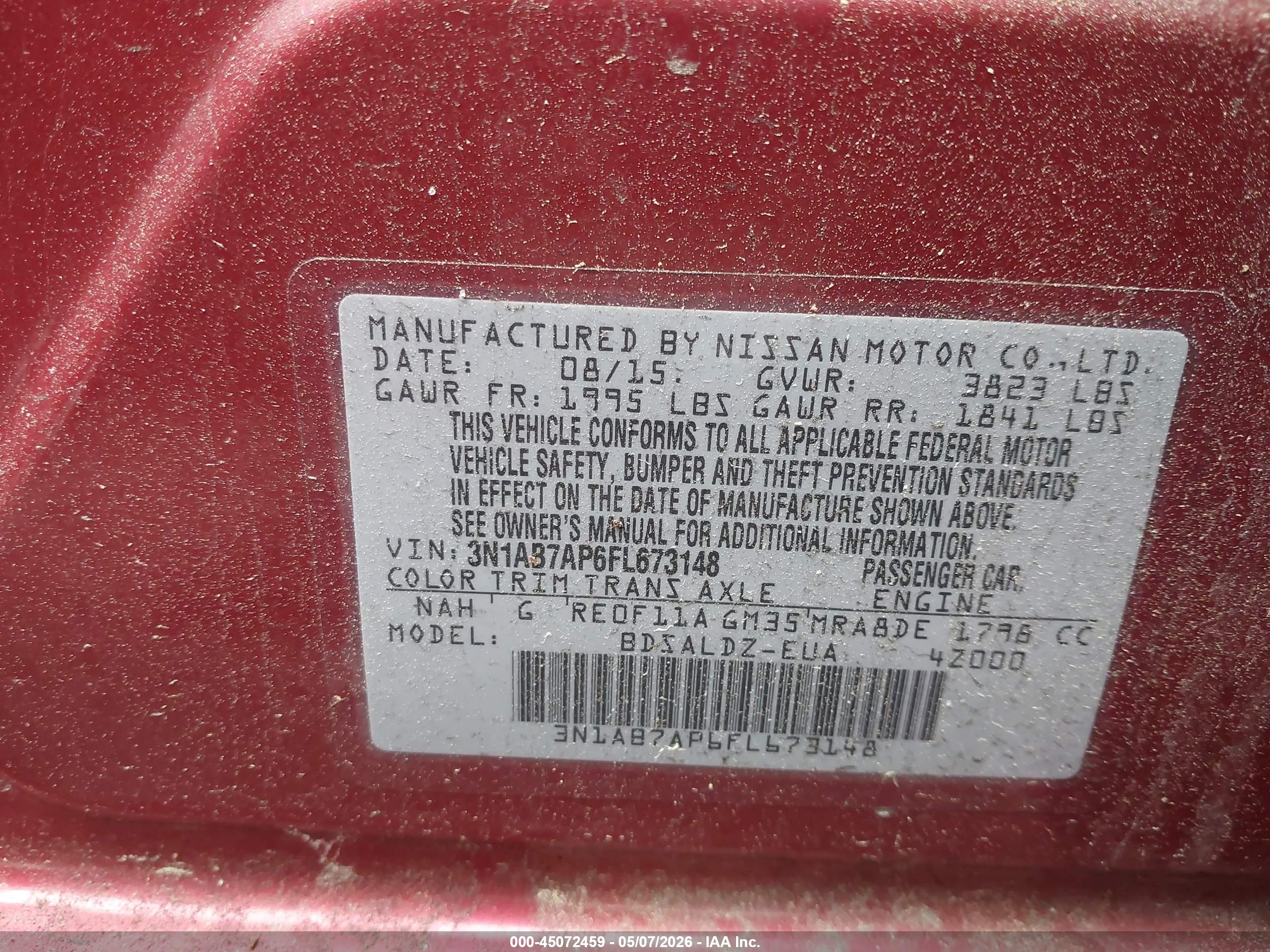 NISSAN SENTRA image 9