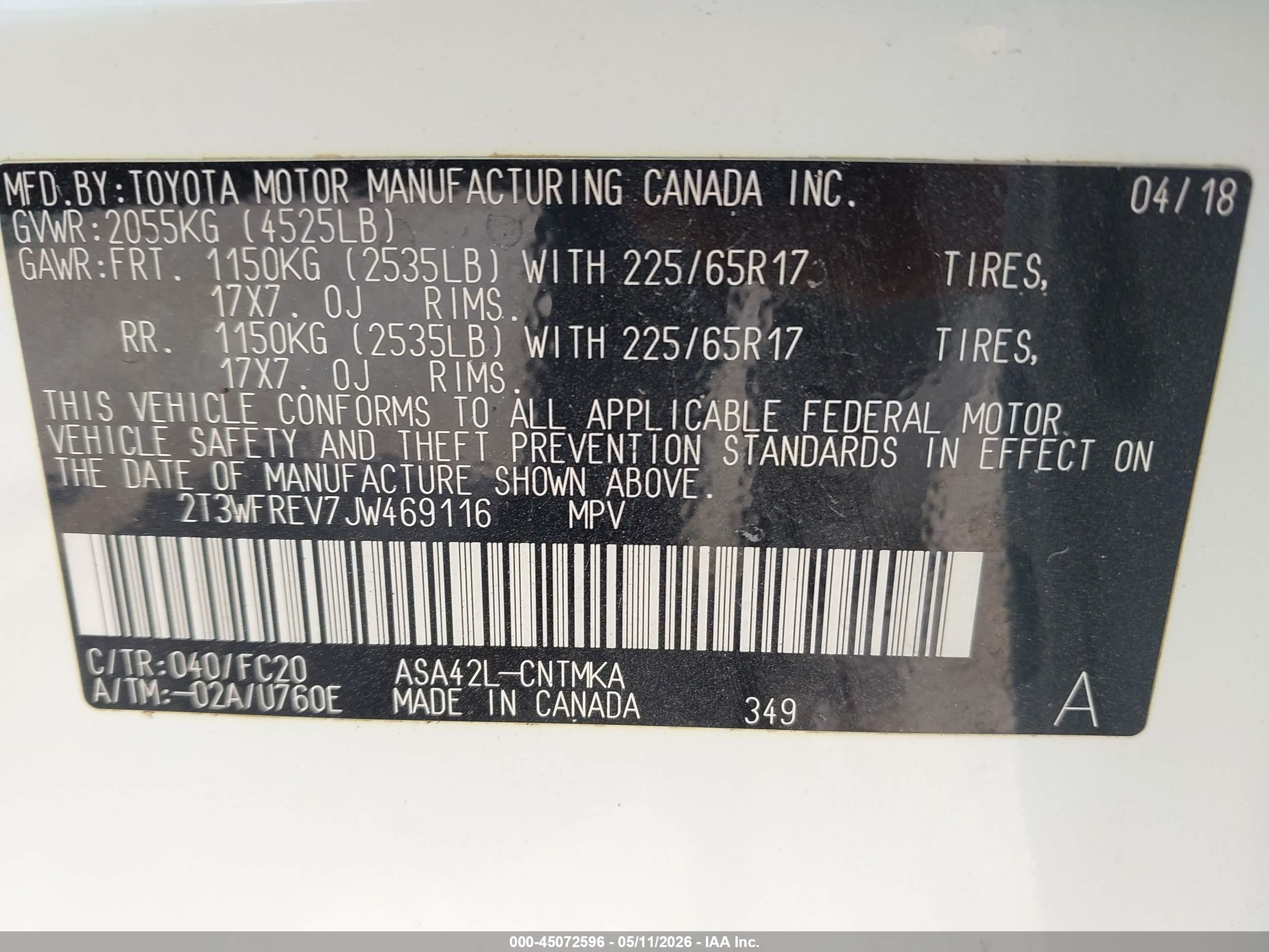 TOYOTA RAV4 image 9