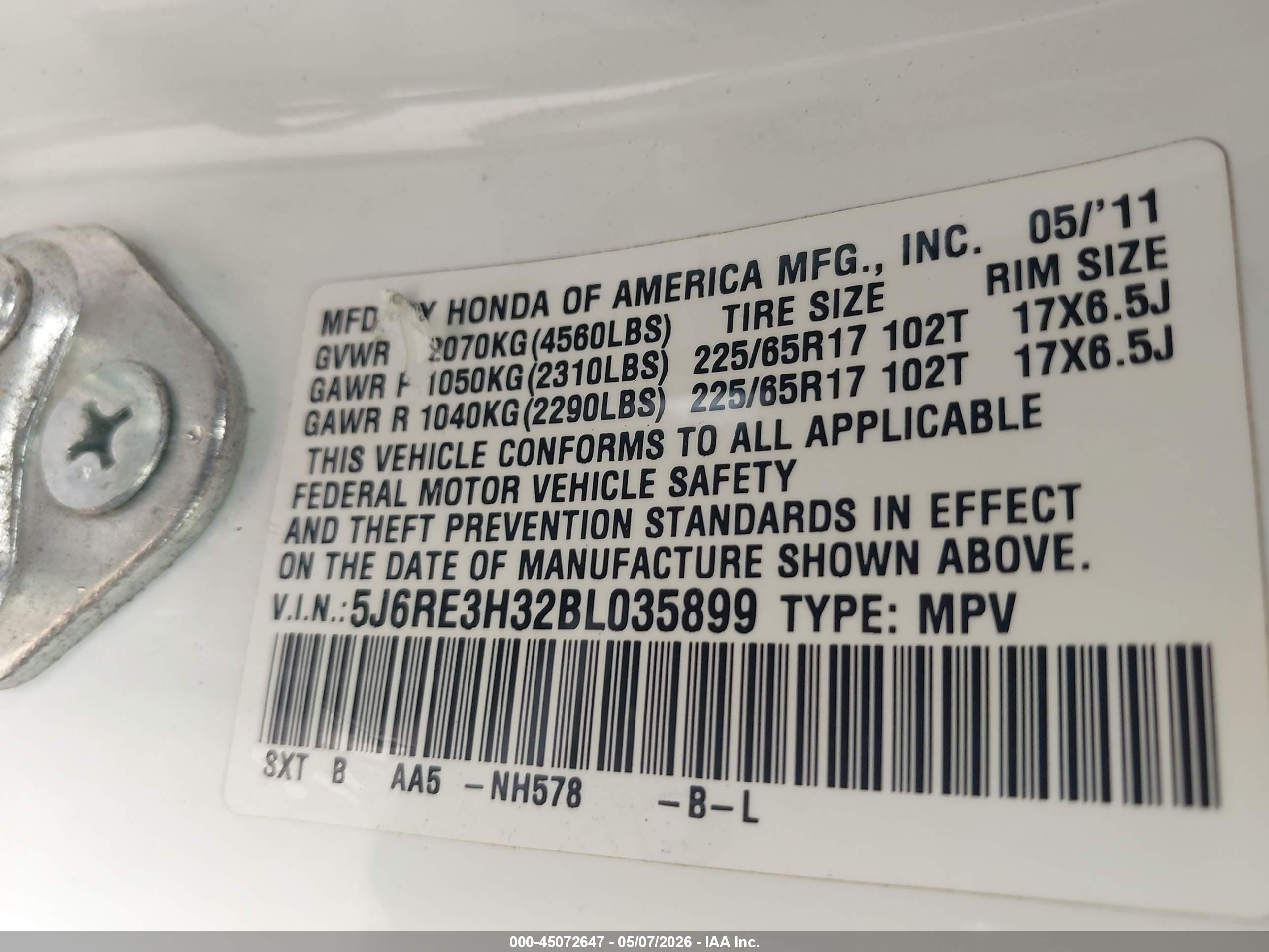 HONDA CR-V image 9