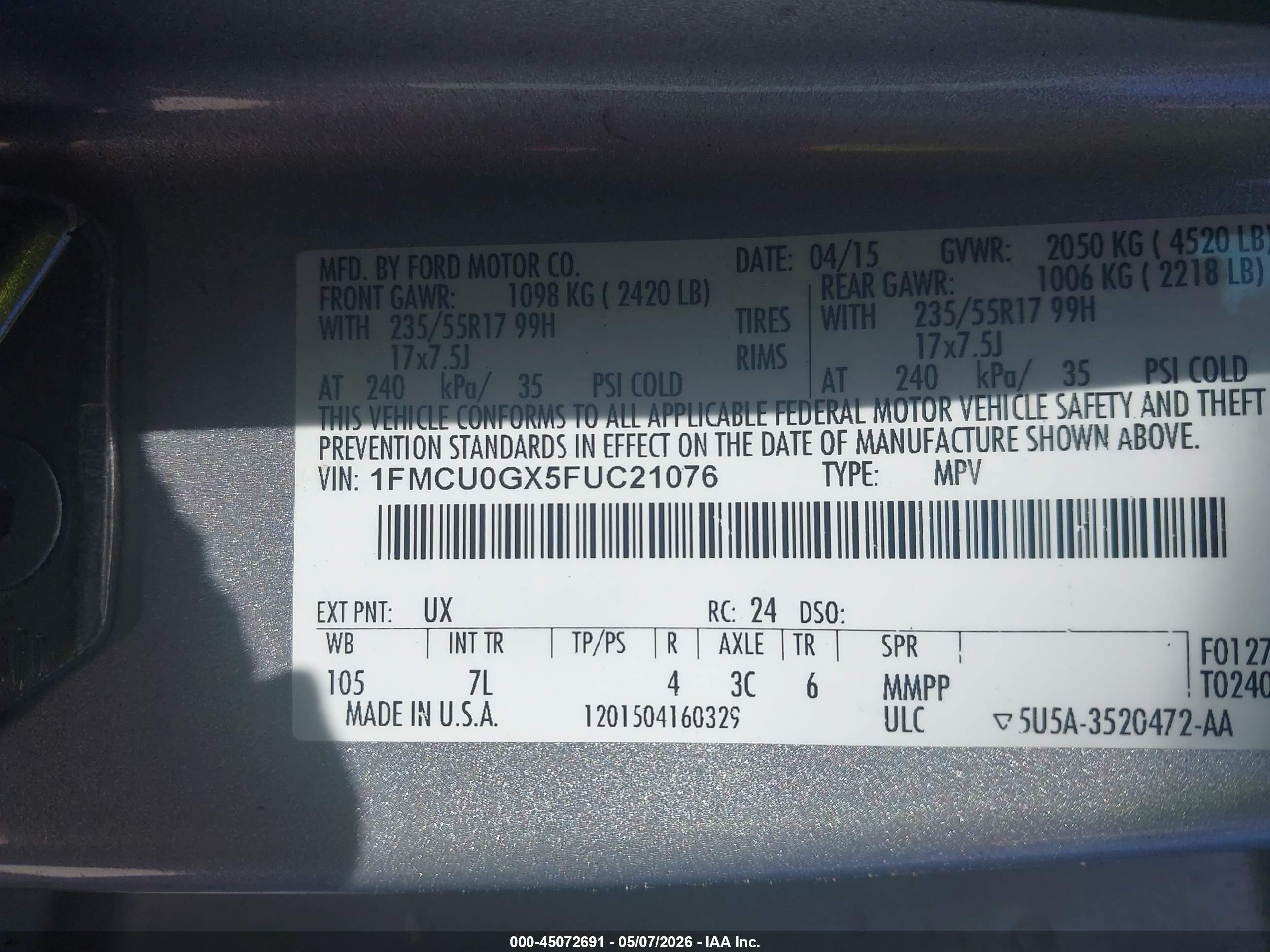 FORD ESCAPE image 9