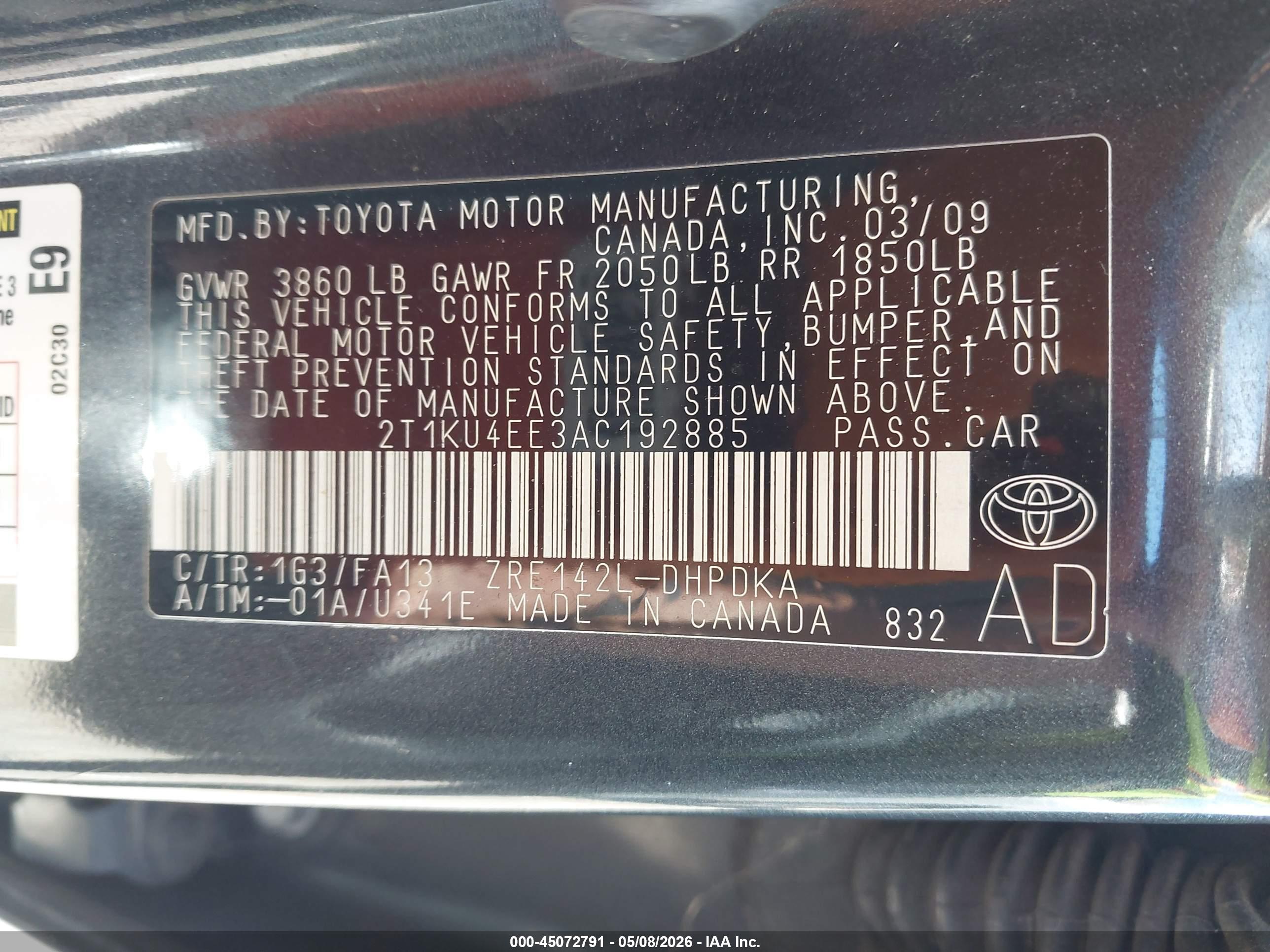 TOYOTA MATRIX image 9