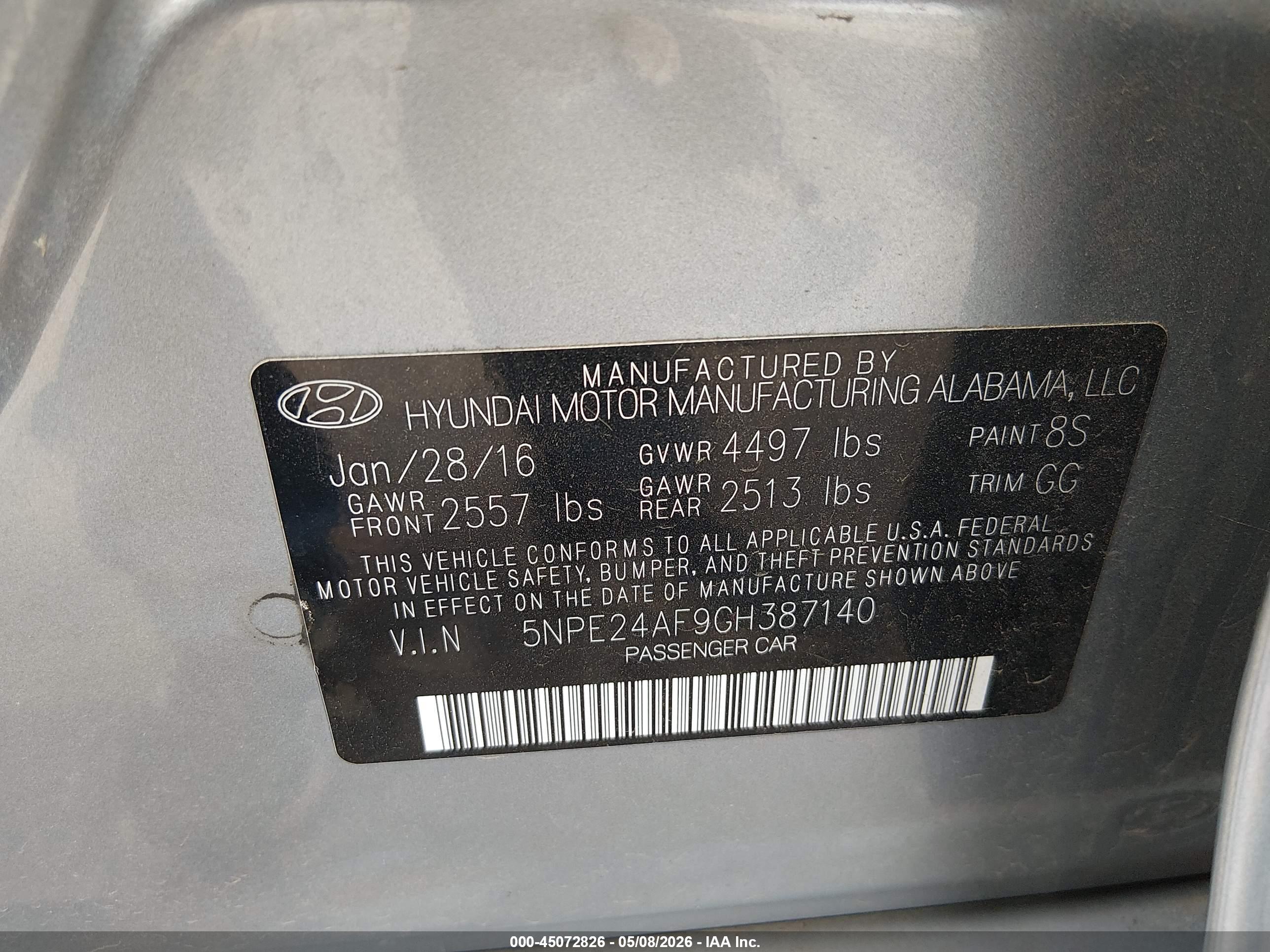 HYUNDAI SONATA image 9