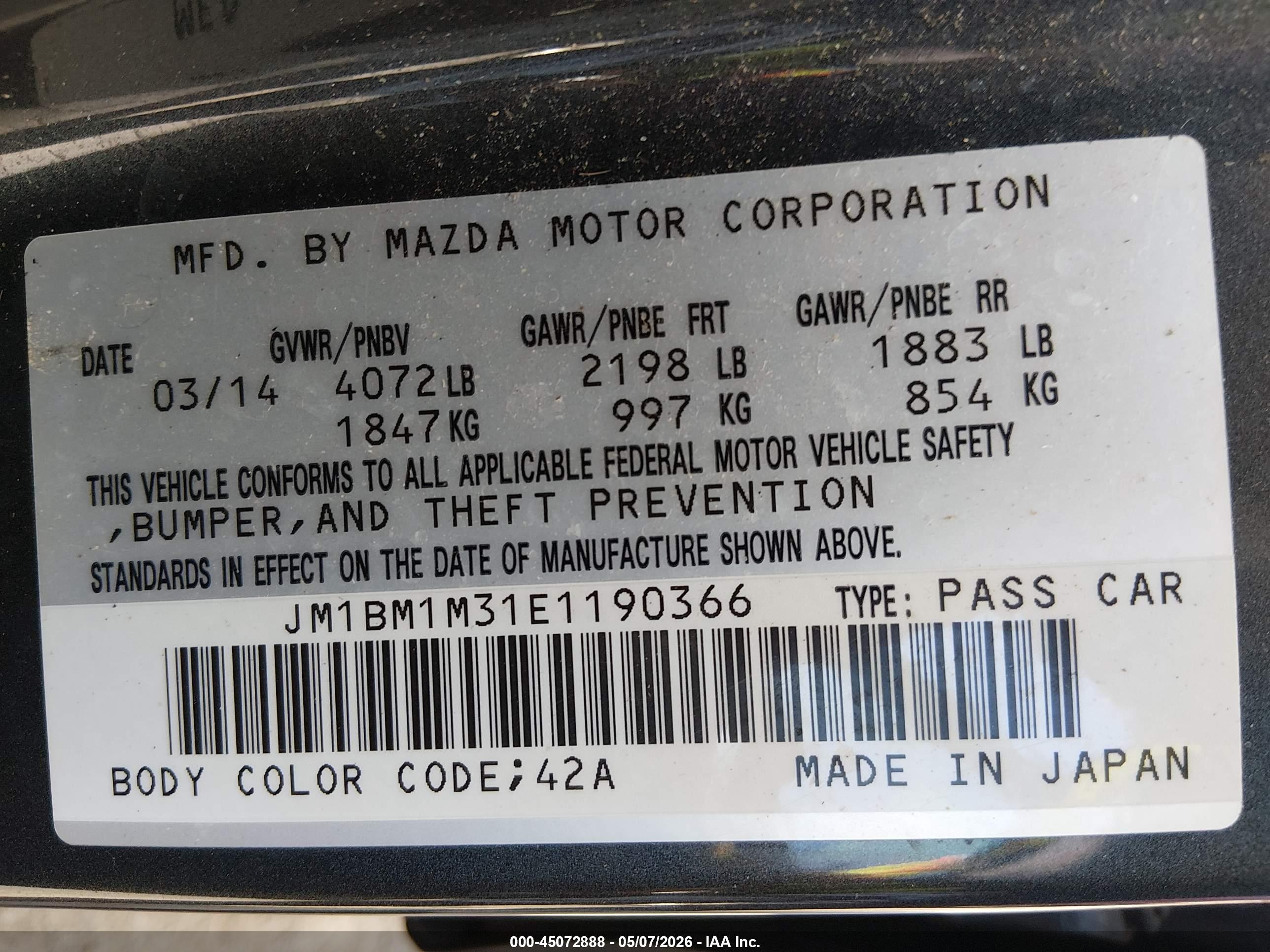 MAZDA MAZDA3 image 9