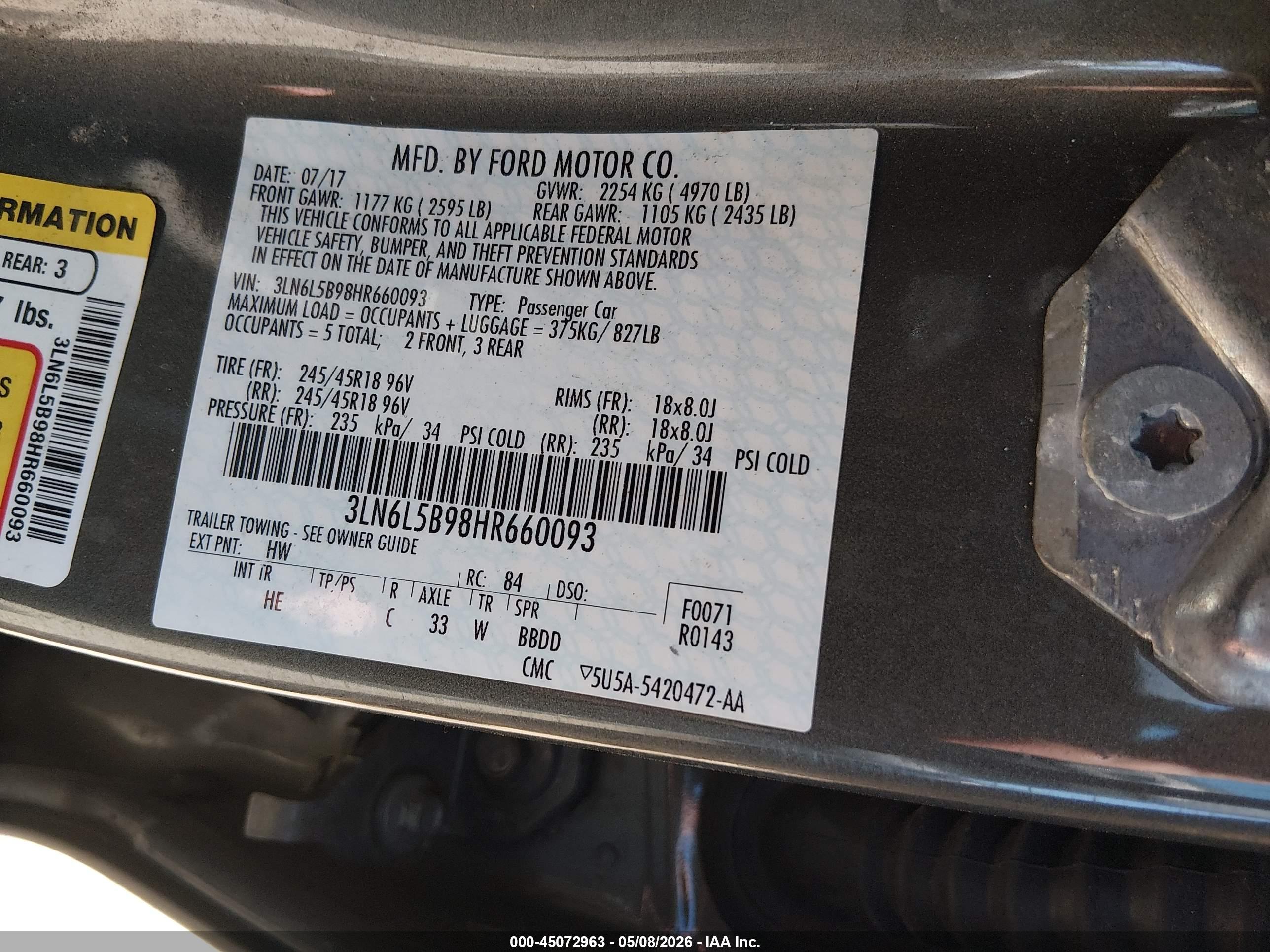 LINCOLN MKZ image 9