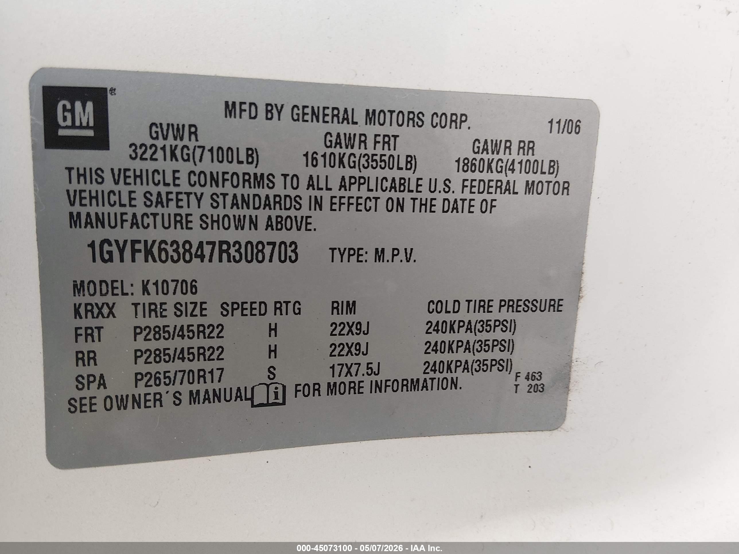 CADILLAC ESCALADE image 9