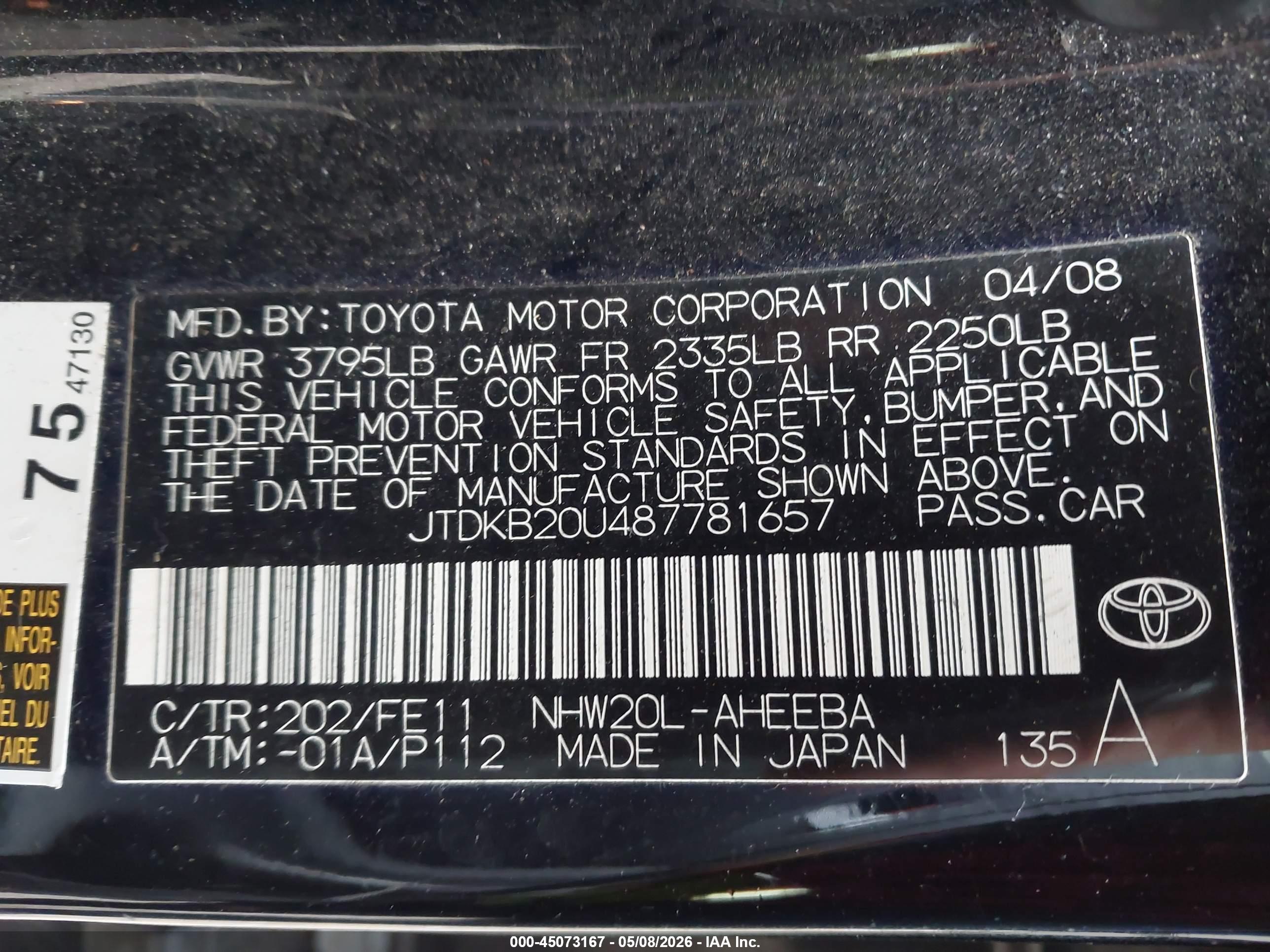 TOYOTA PRIUS image 9