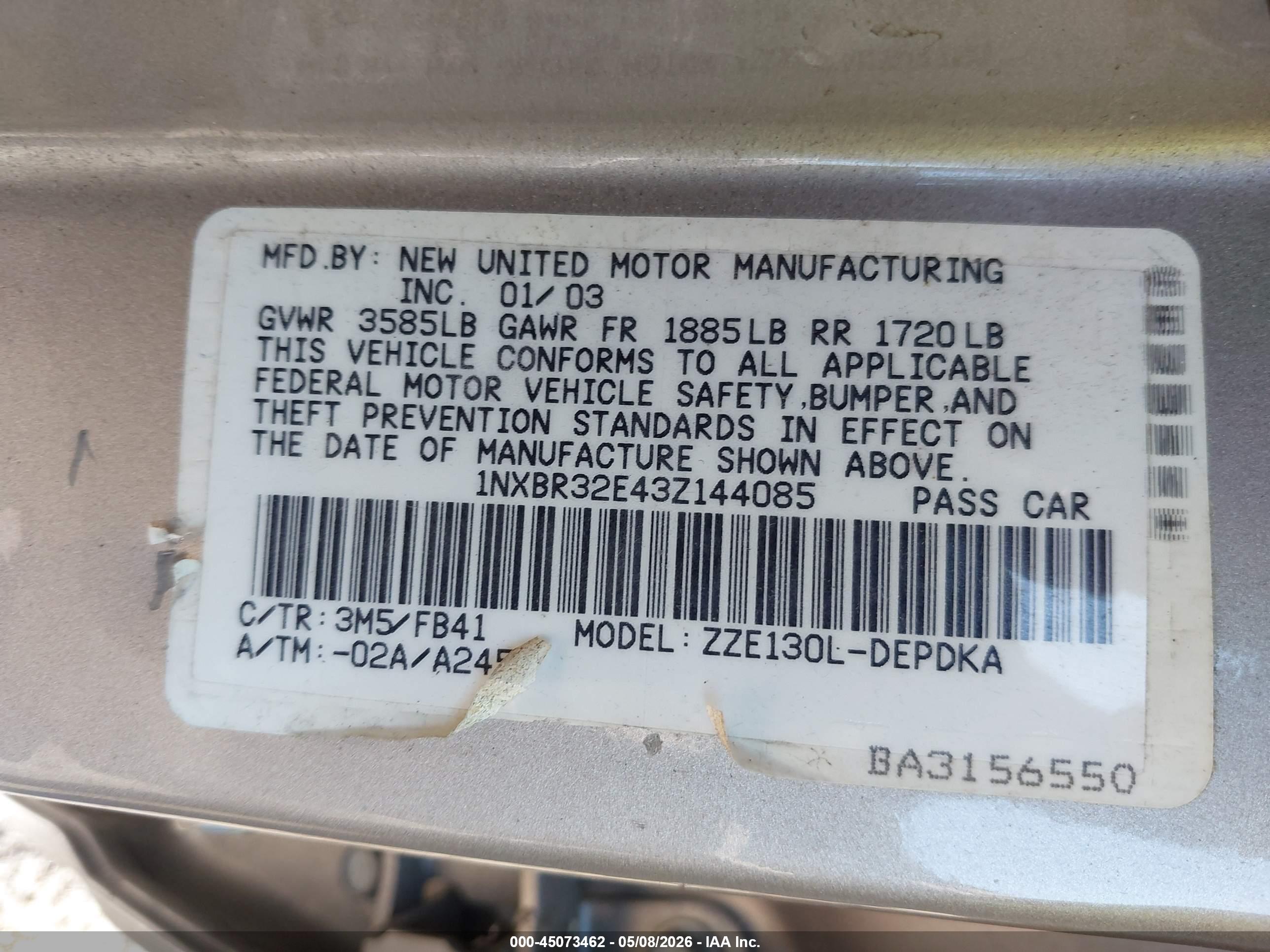 TOYOTA COROLLA image 9
