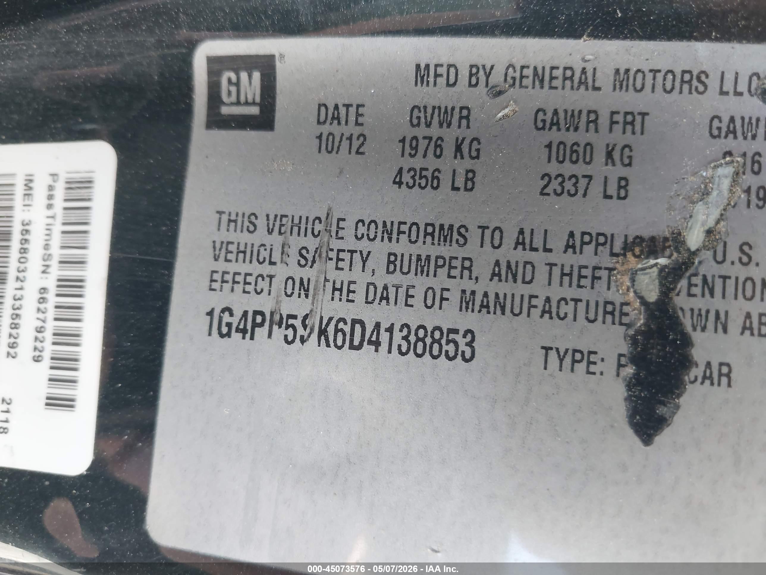 BUICK VERANO image 9