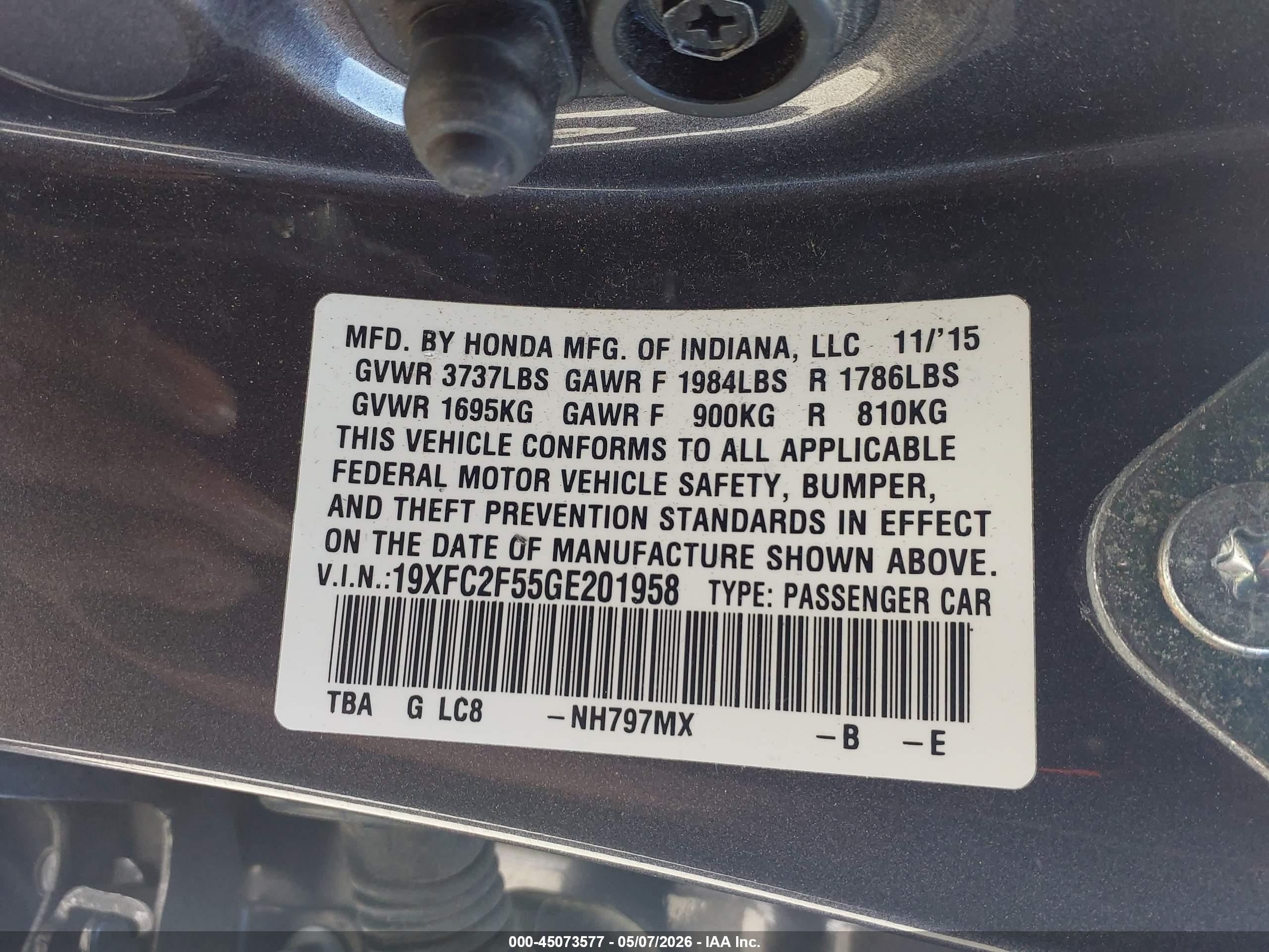 HONDA CIVIC image 9