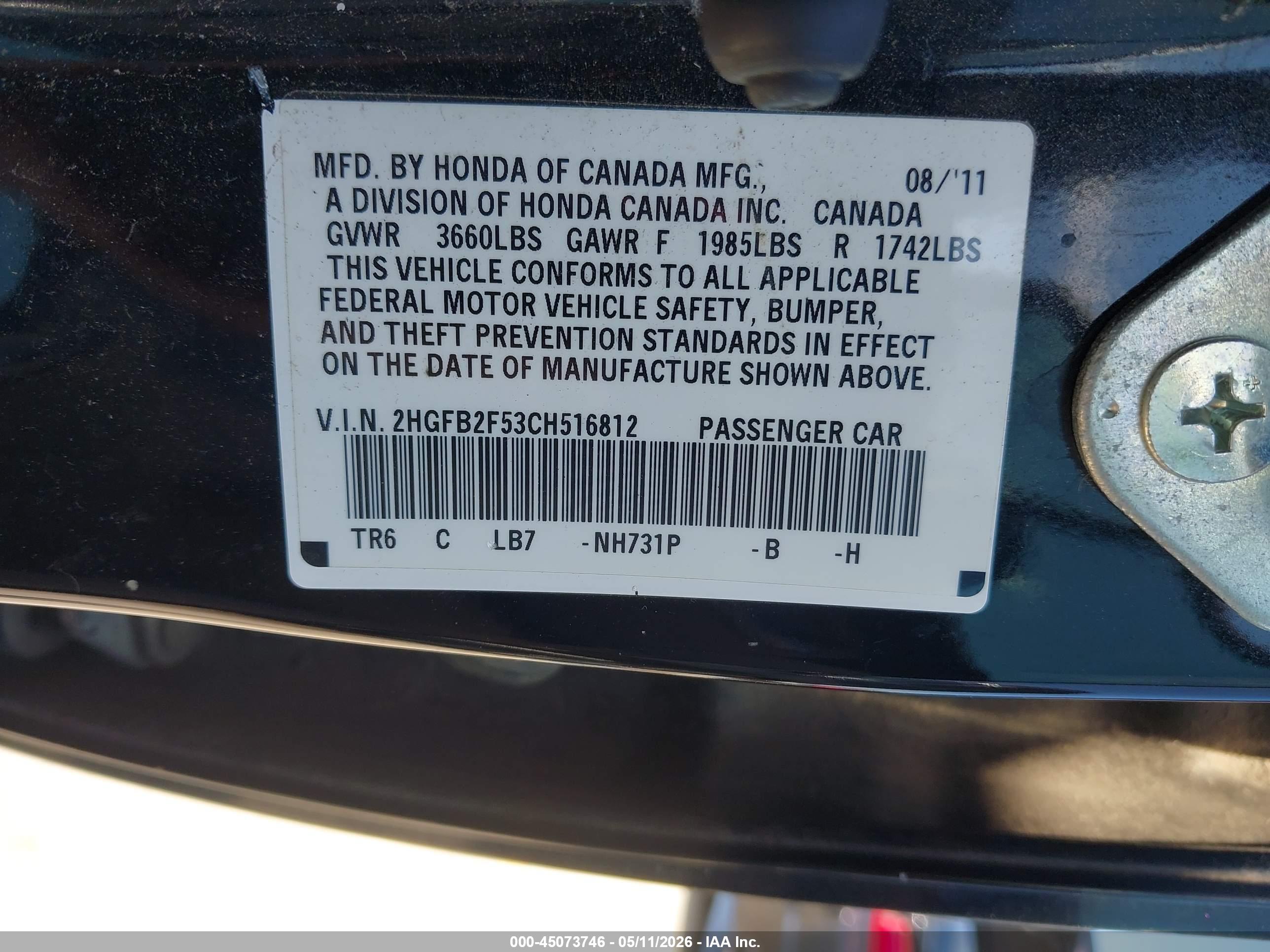 HONDA CIVIC image 9