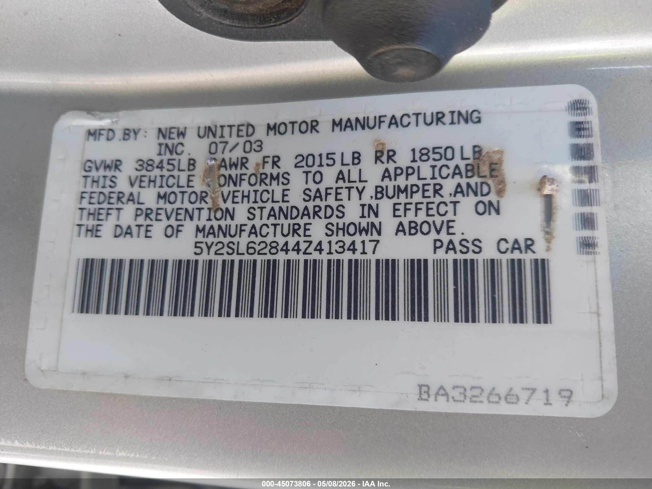 PONTIAC VIBE image 9