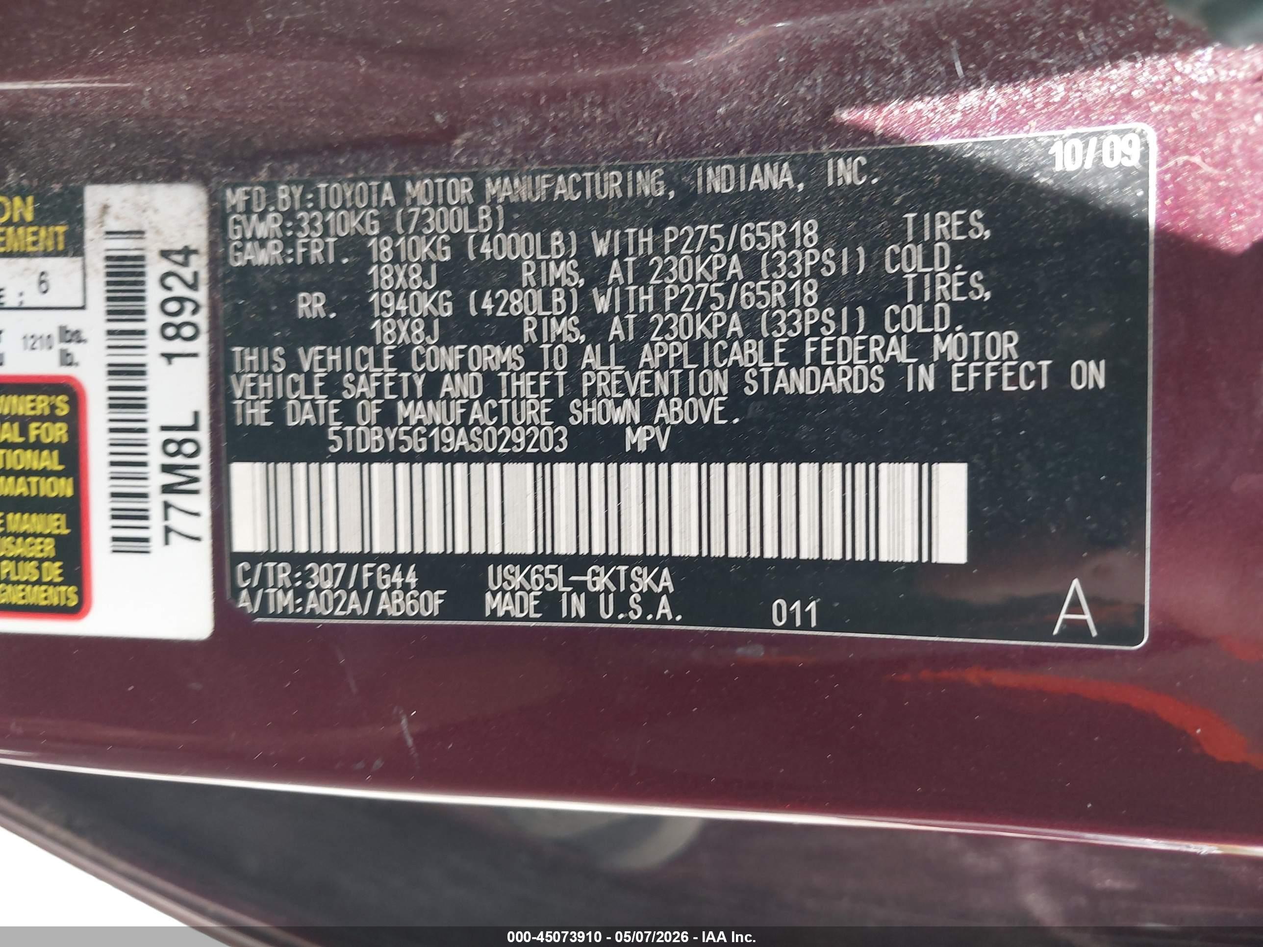 TOYOTA SEQUOIA image 9