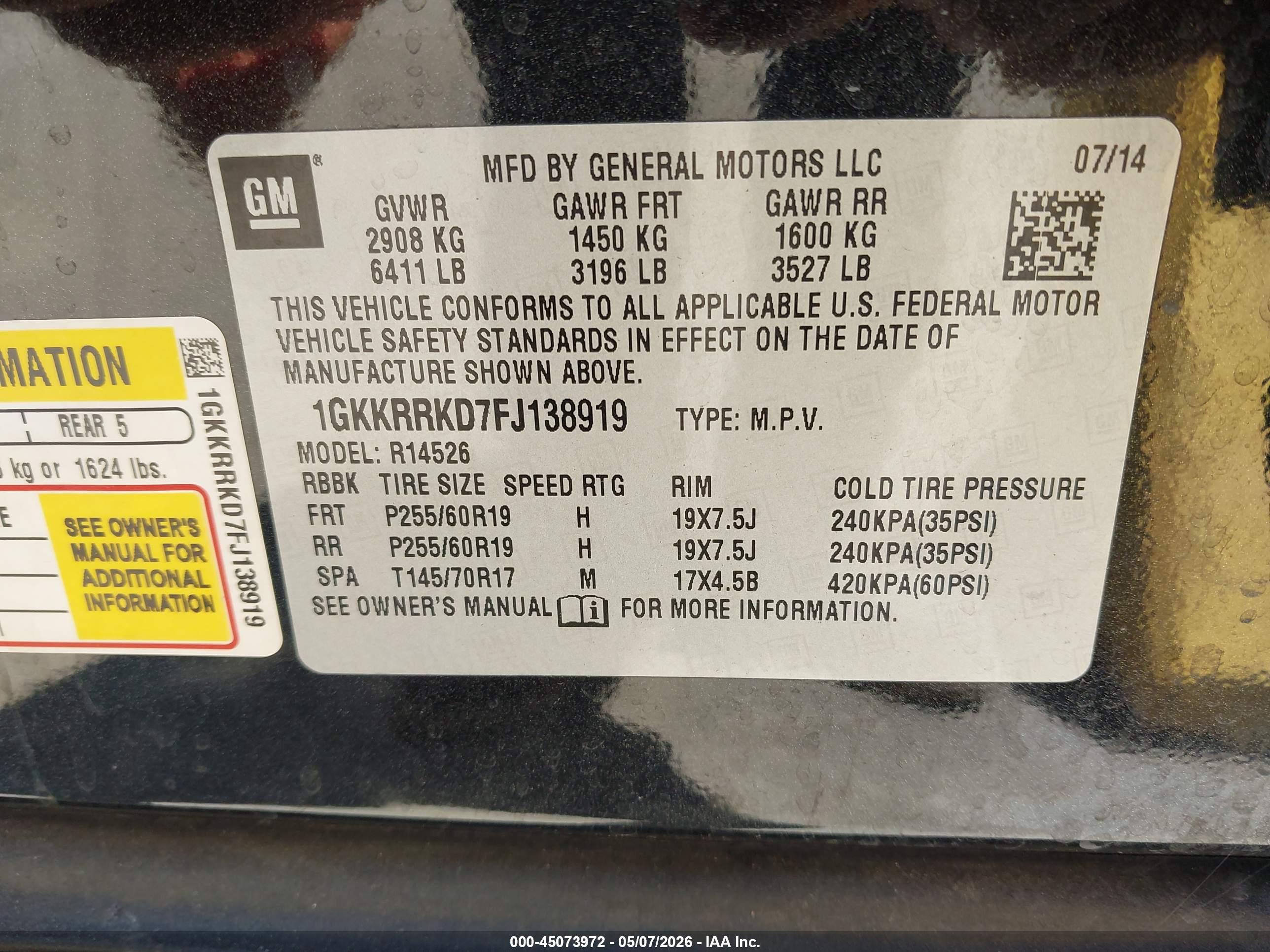 GMC ACADIA image 9