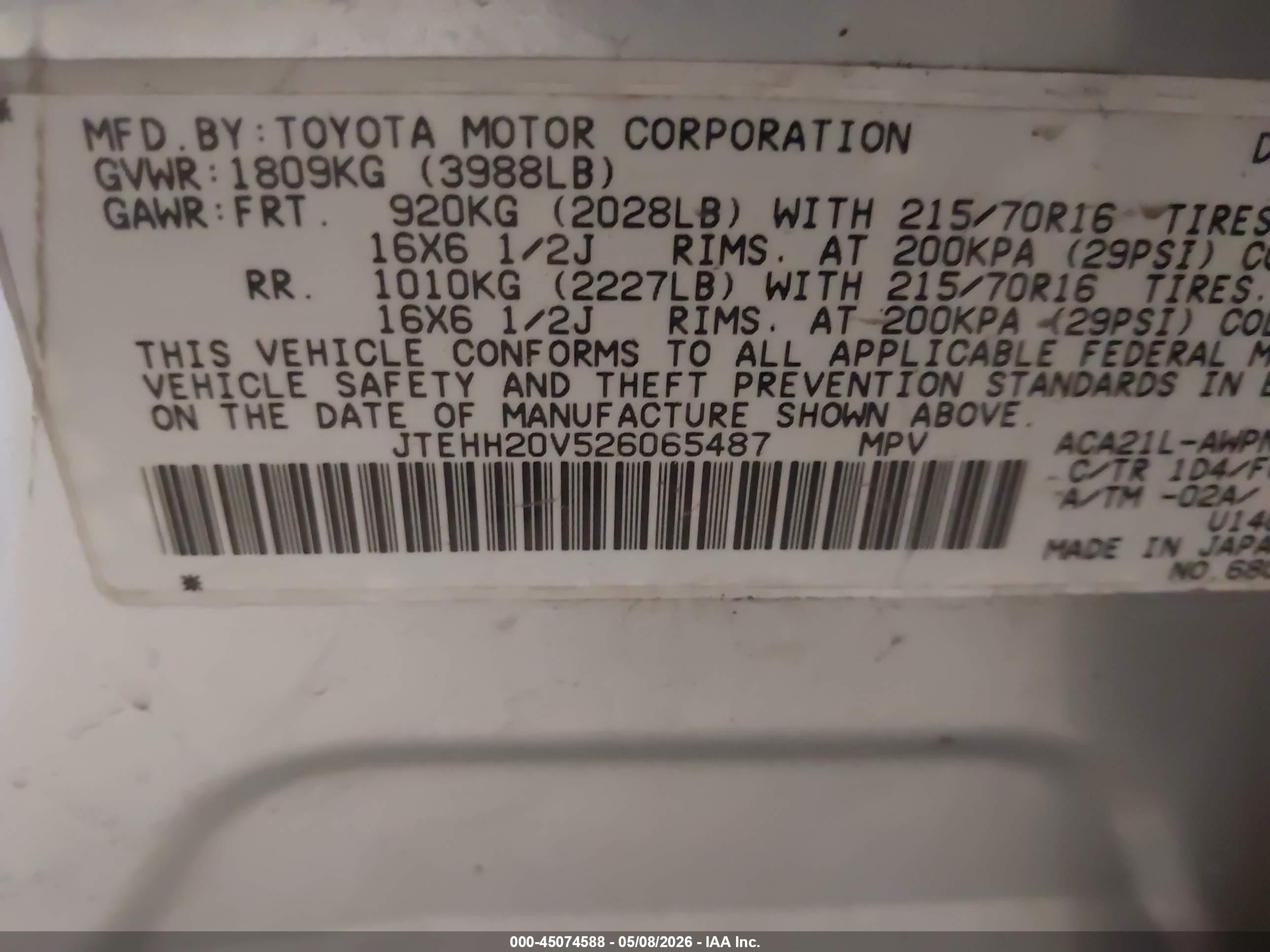 TOYOTA RAV4 image 9