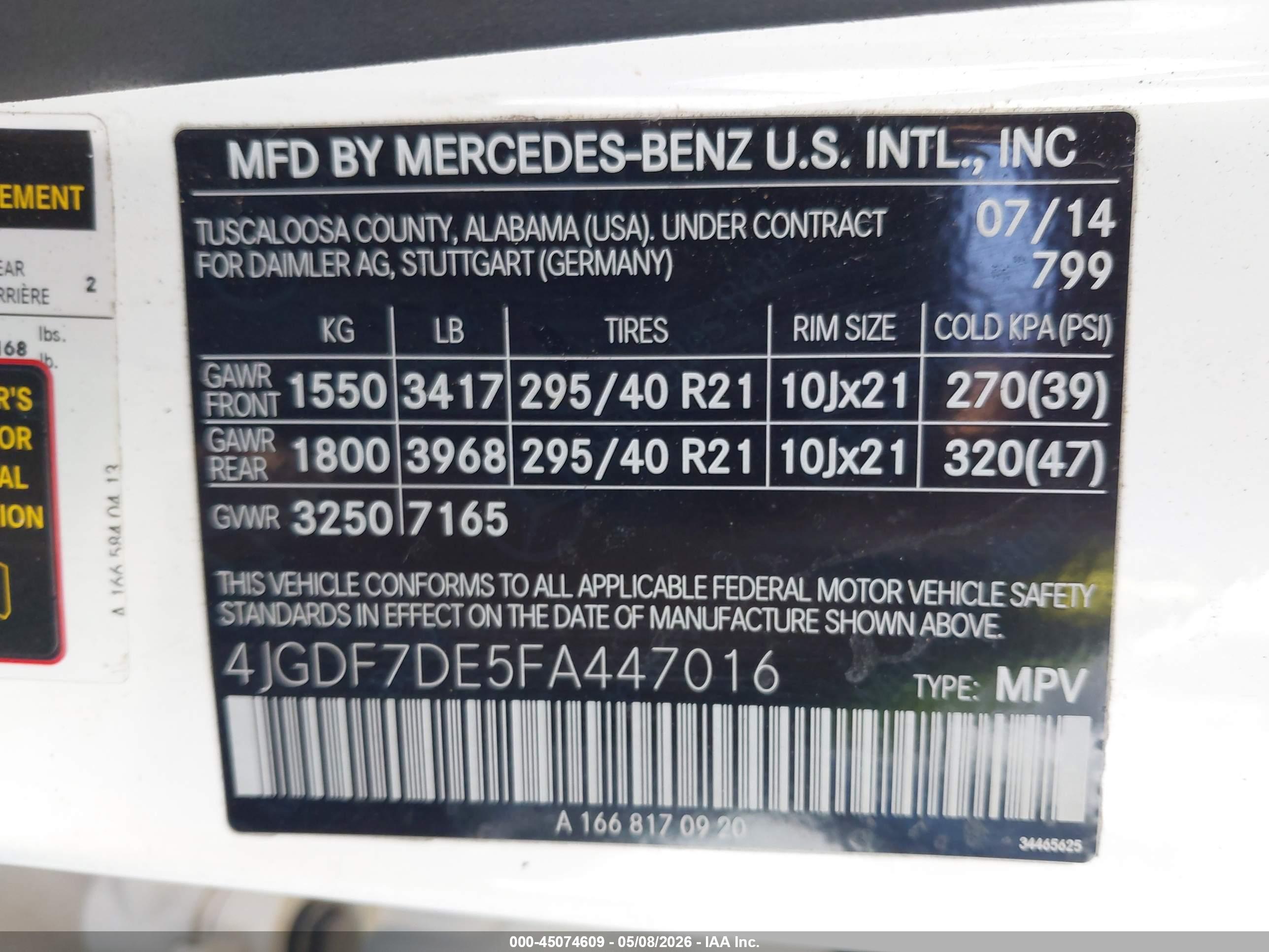 MERCEDES-BENZ GL image 9