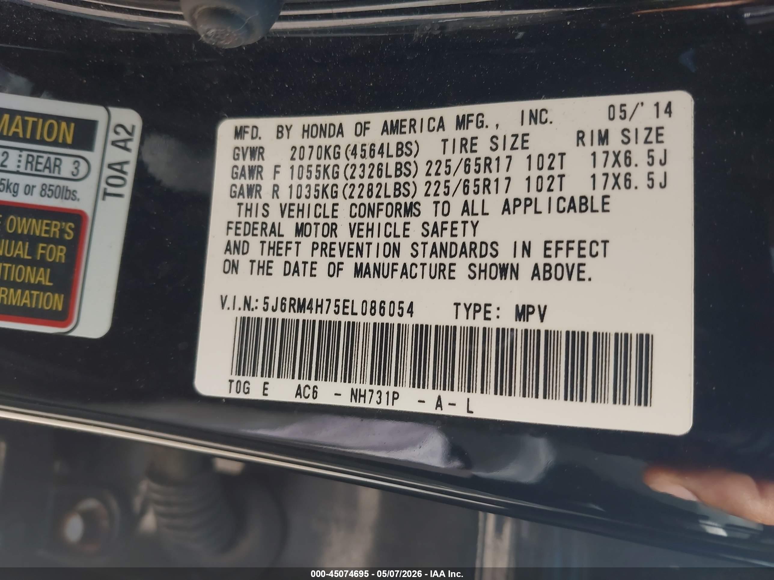 HONDA CR-V image 9