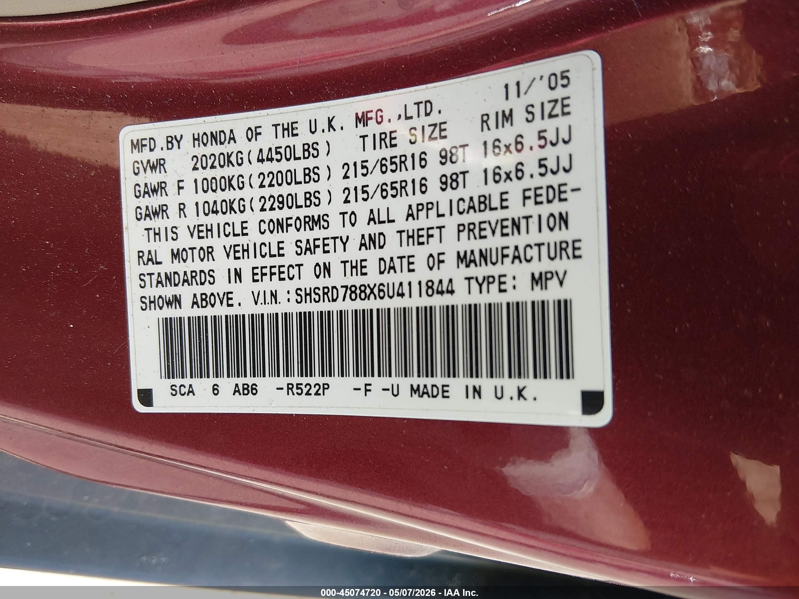 HONDA CR-V image 9