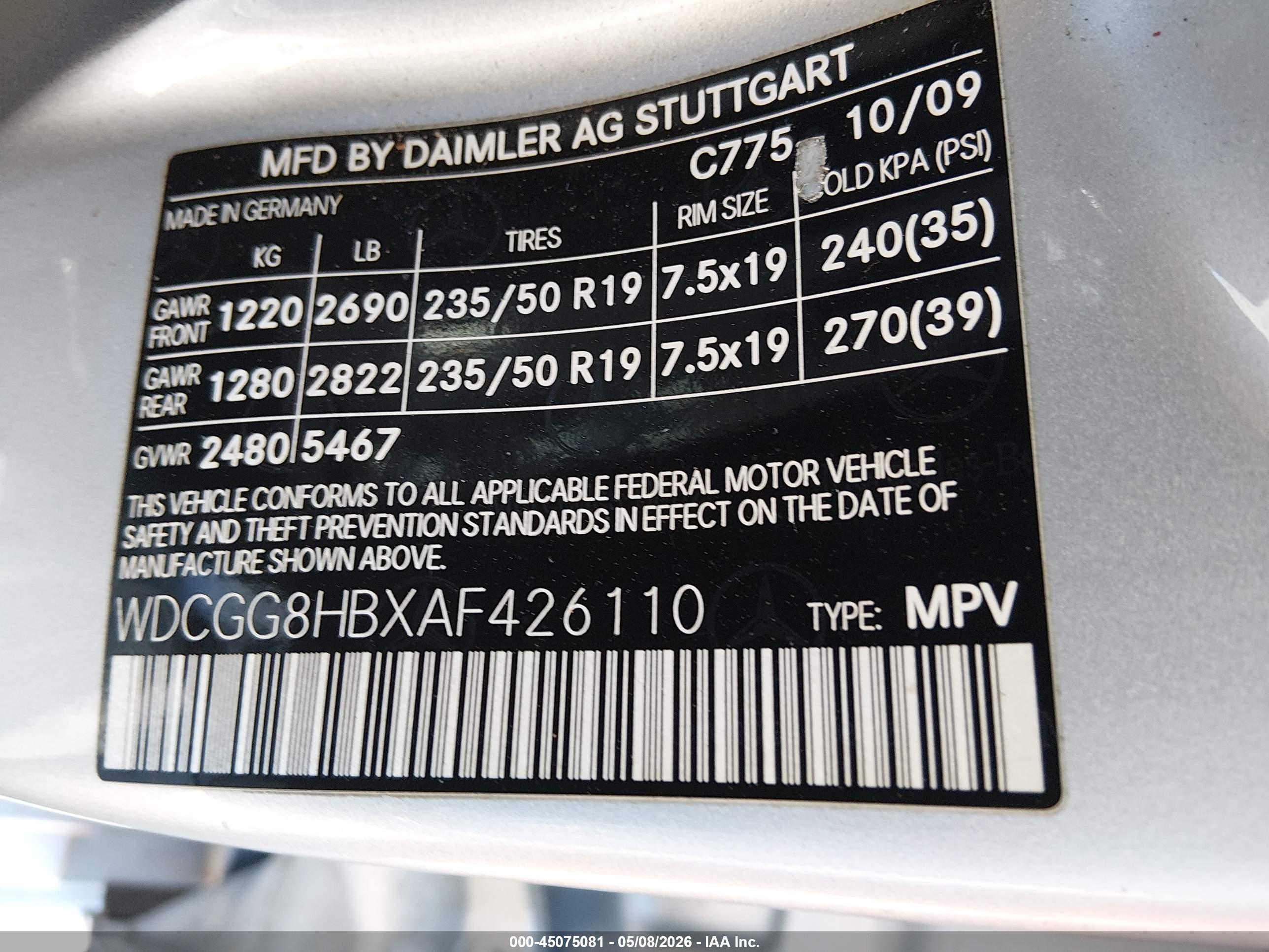 MERCEDES-BENZ GLK image 9