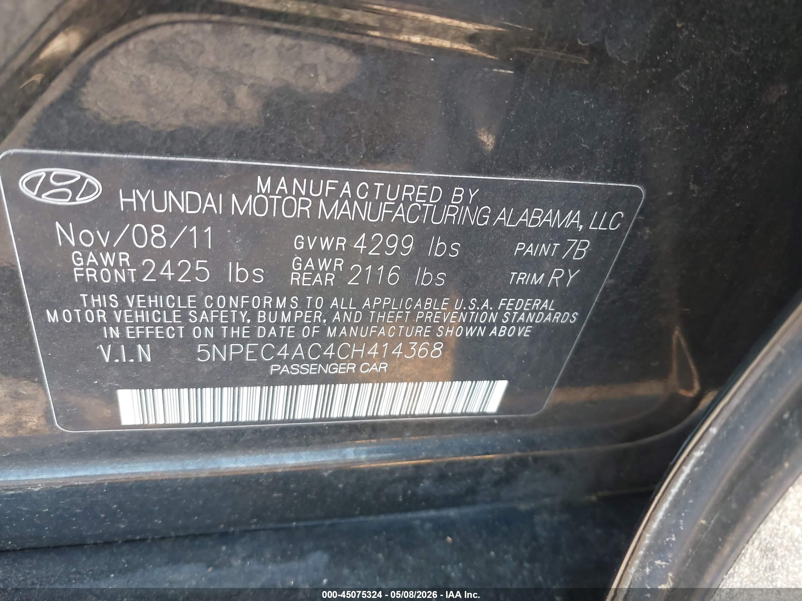 HYUNDAI SONATA image 9