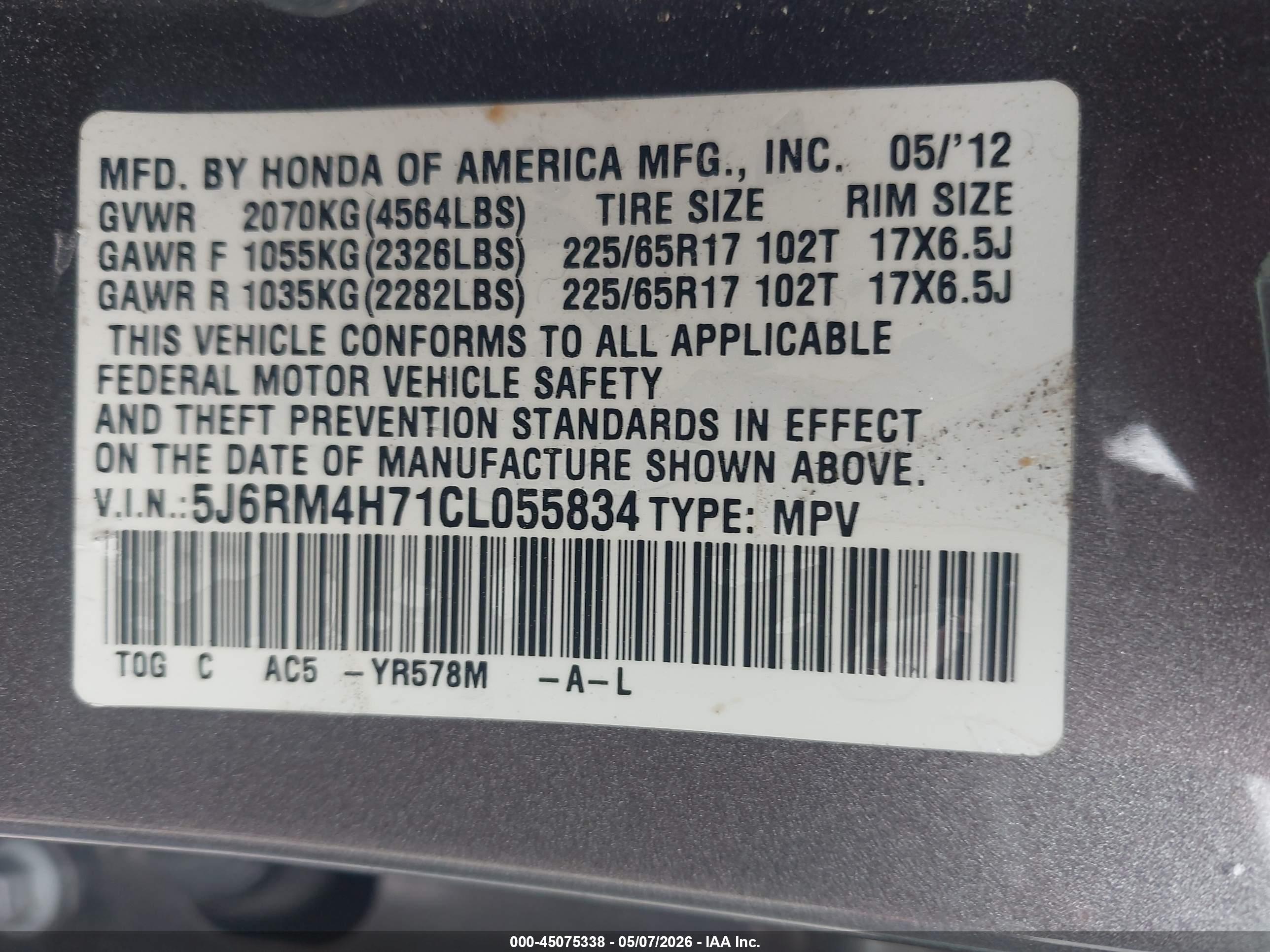 HONDA CR-V image 9