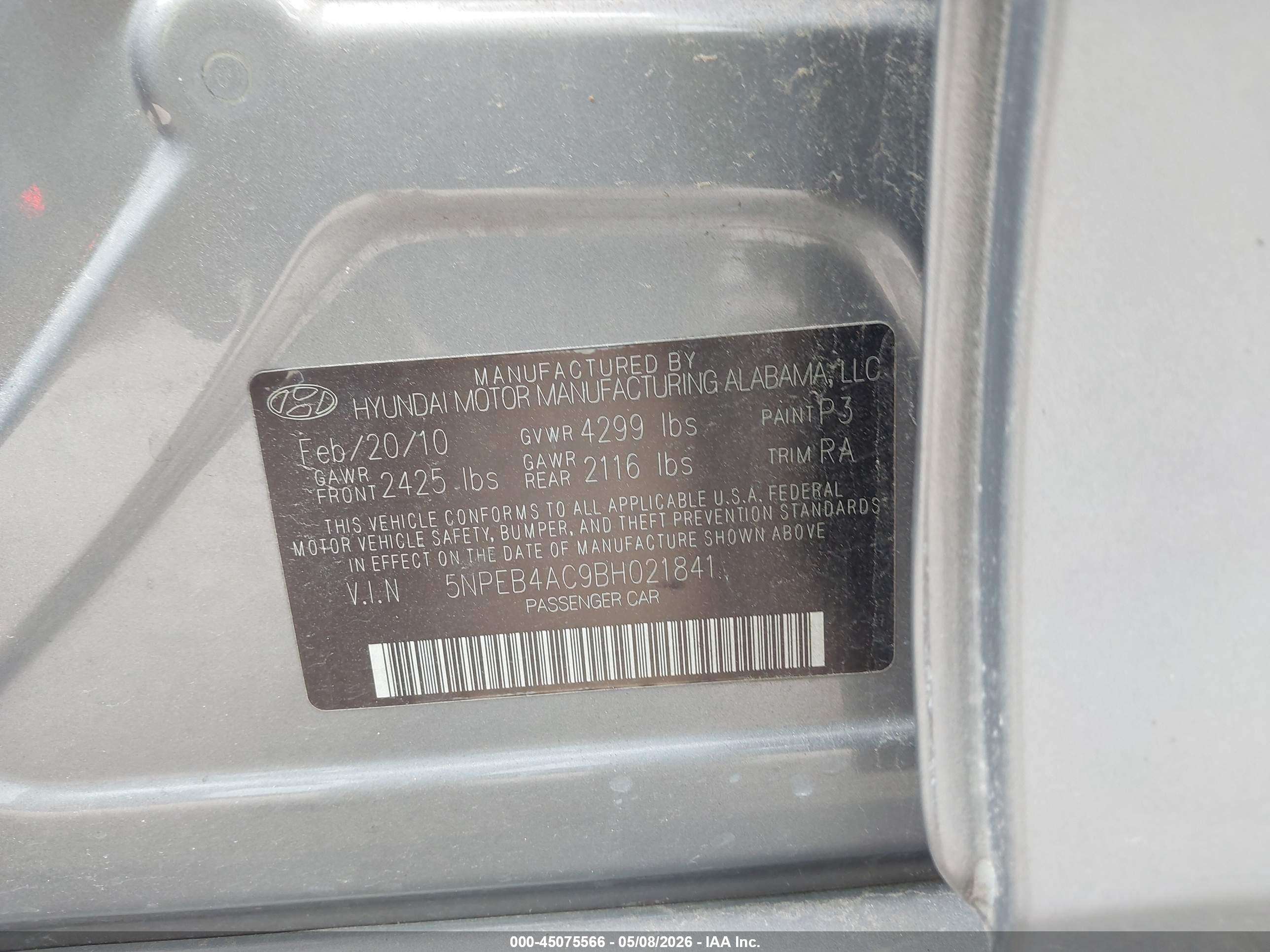 HYUNDAI SONATA image 9