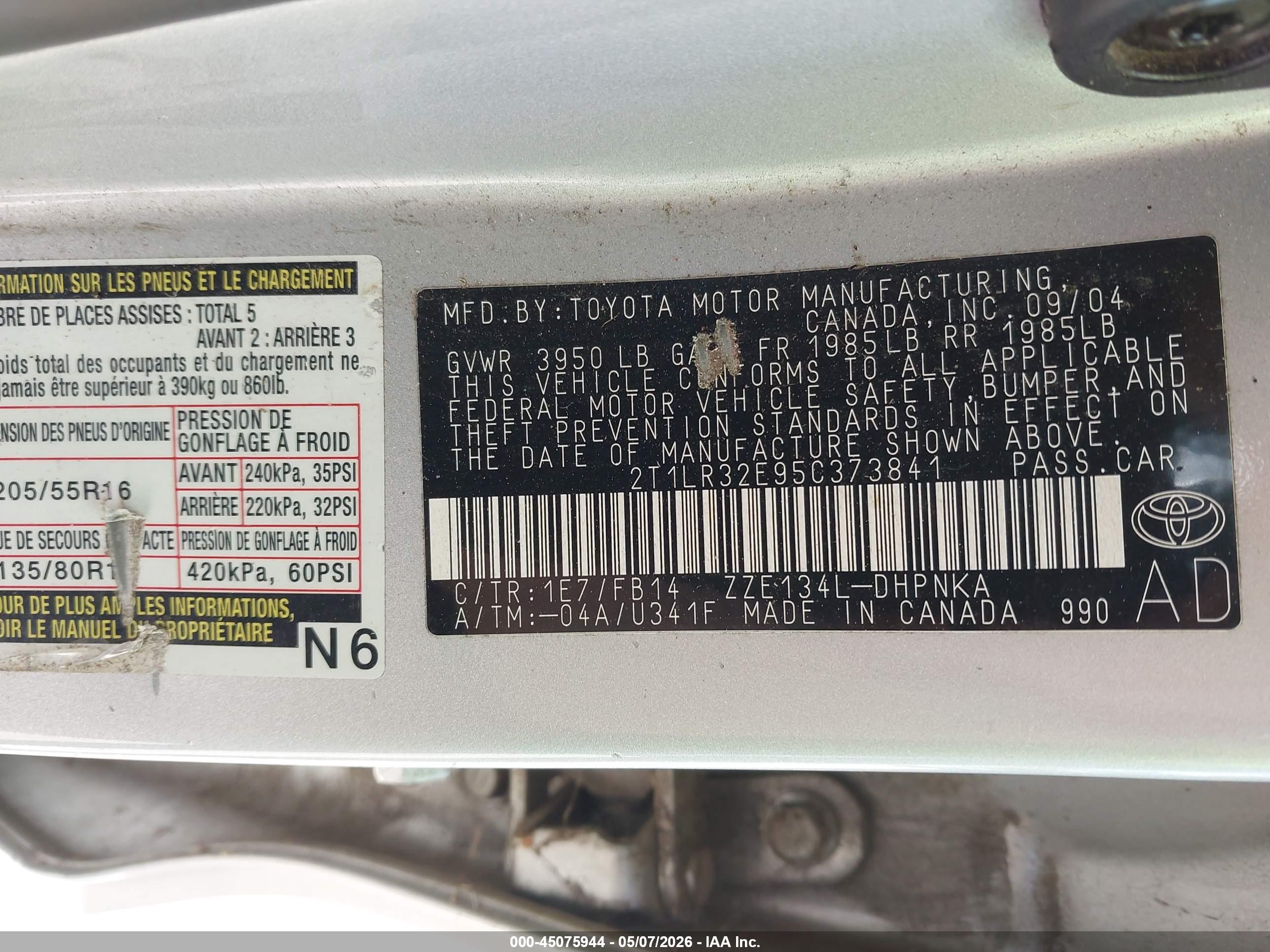 TOYOTA MATRIX image 9