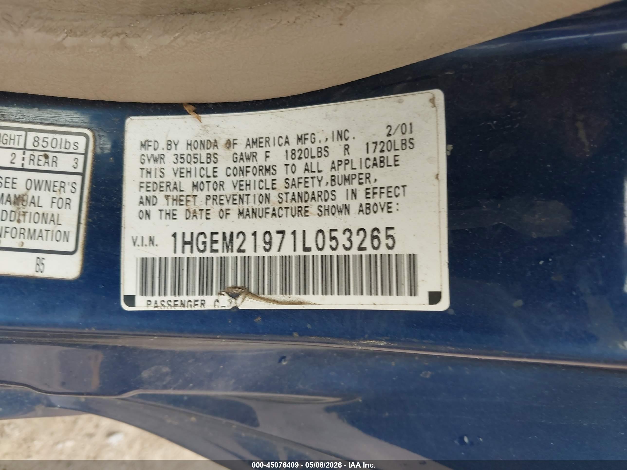 HONDA CIVIC image 9