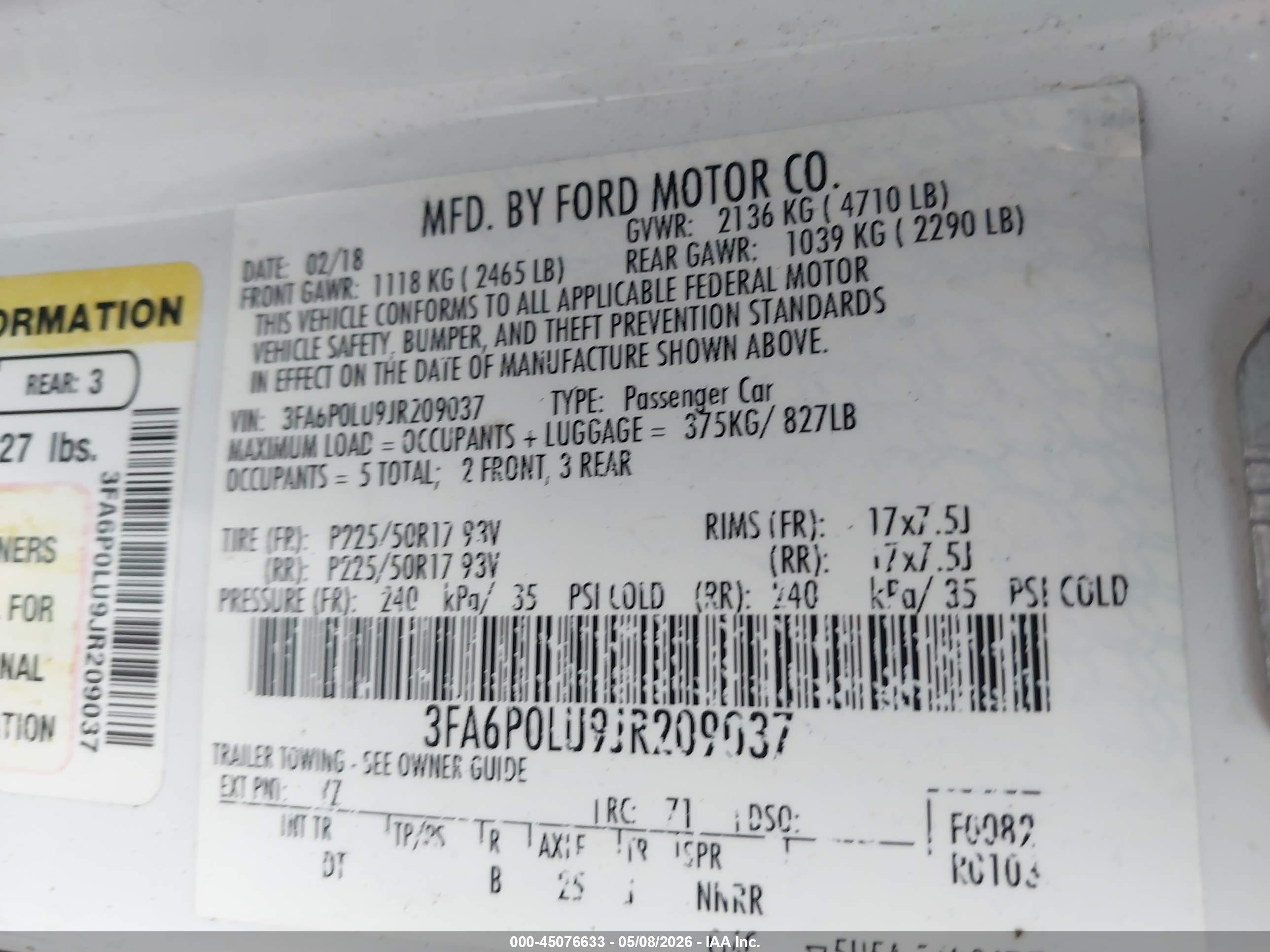 FORD FUSION image 9