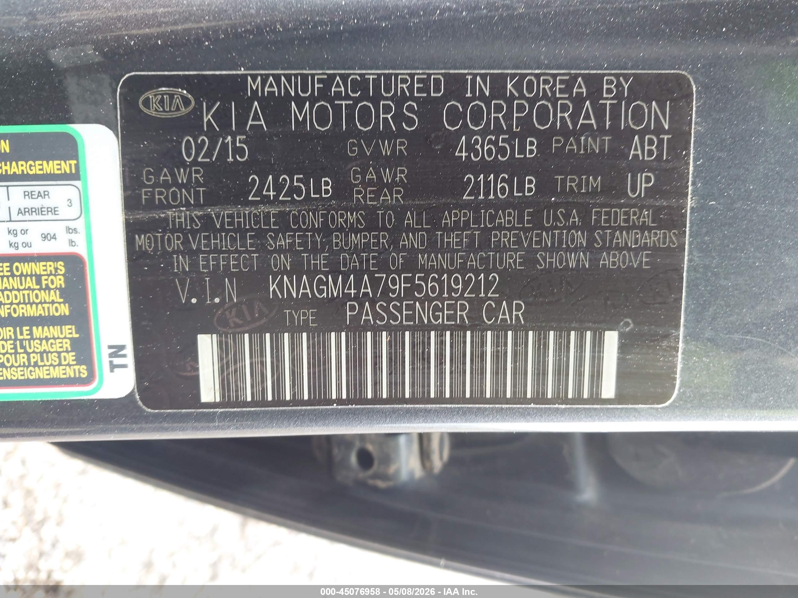 KIA OPTIMA image 9
