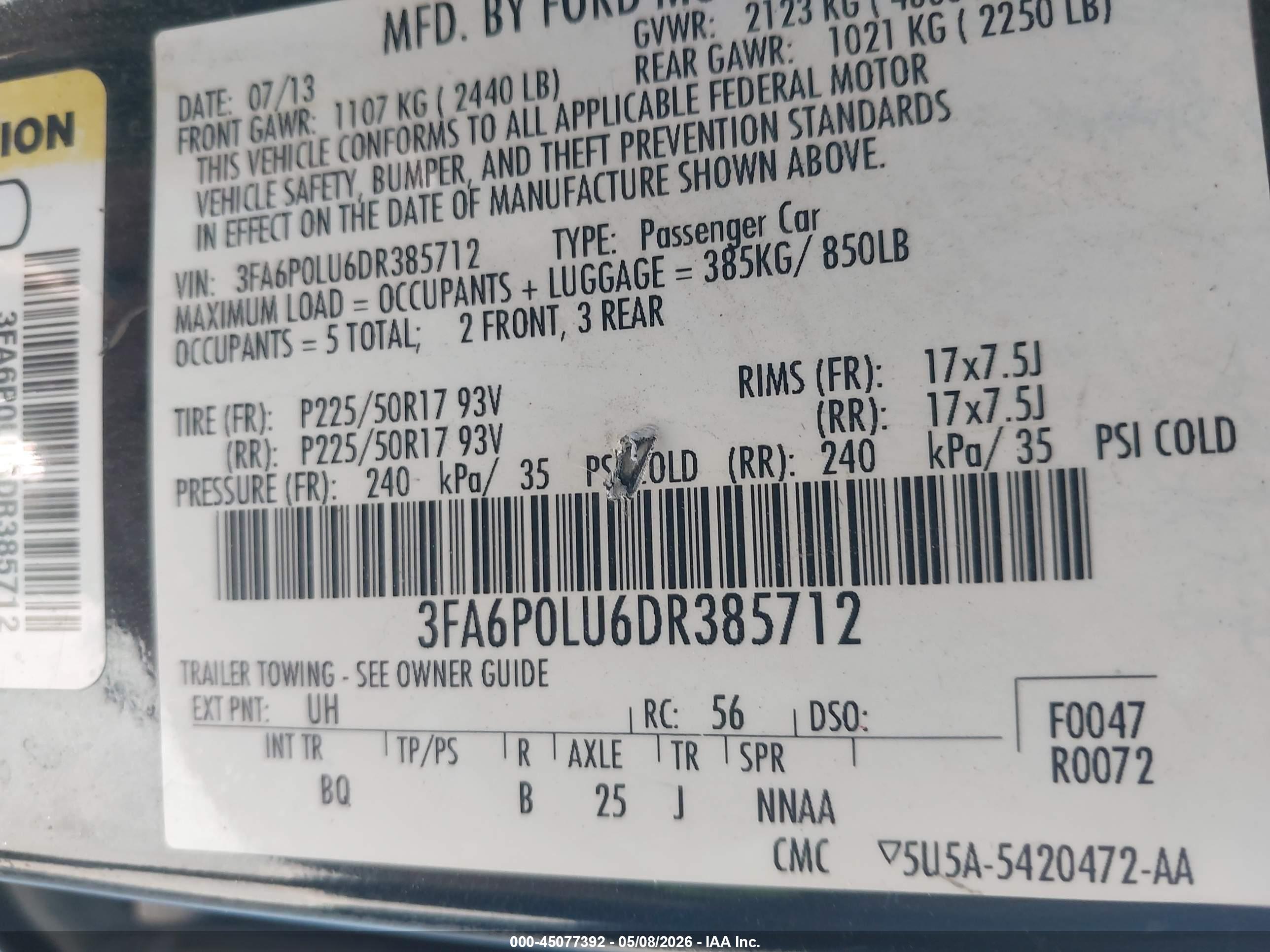 FORD FUSION image 9