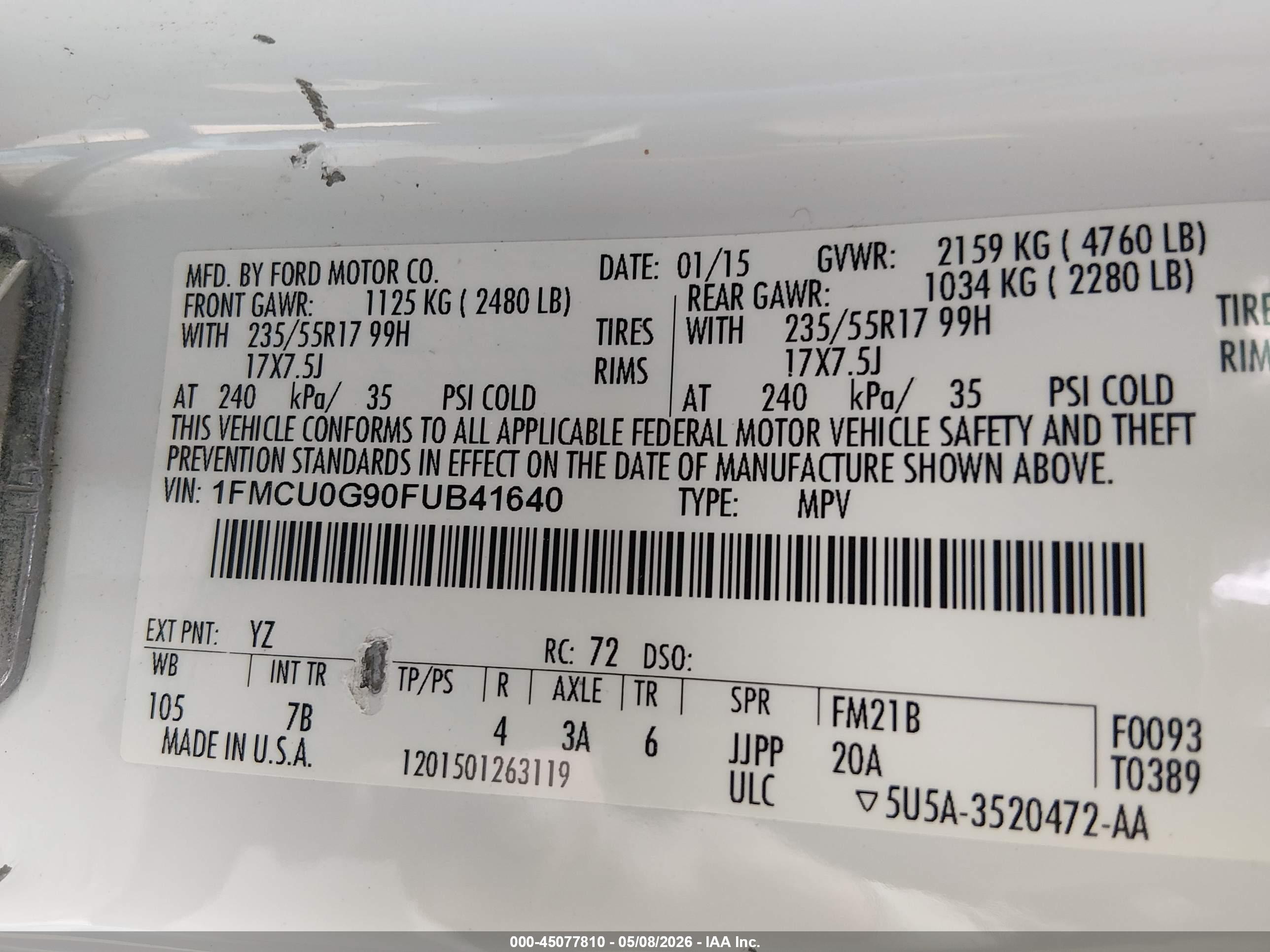 FORD ESCAPE image 9
