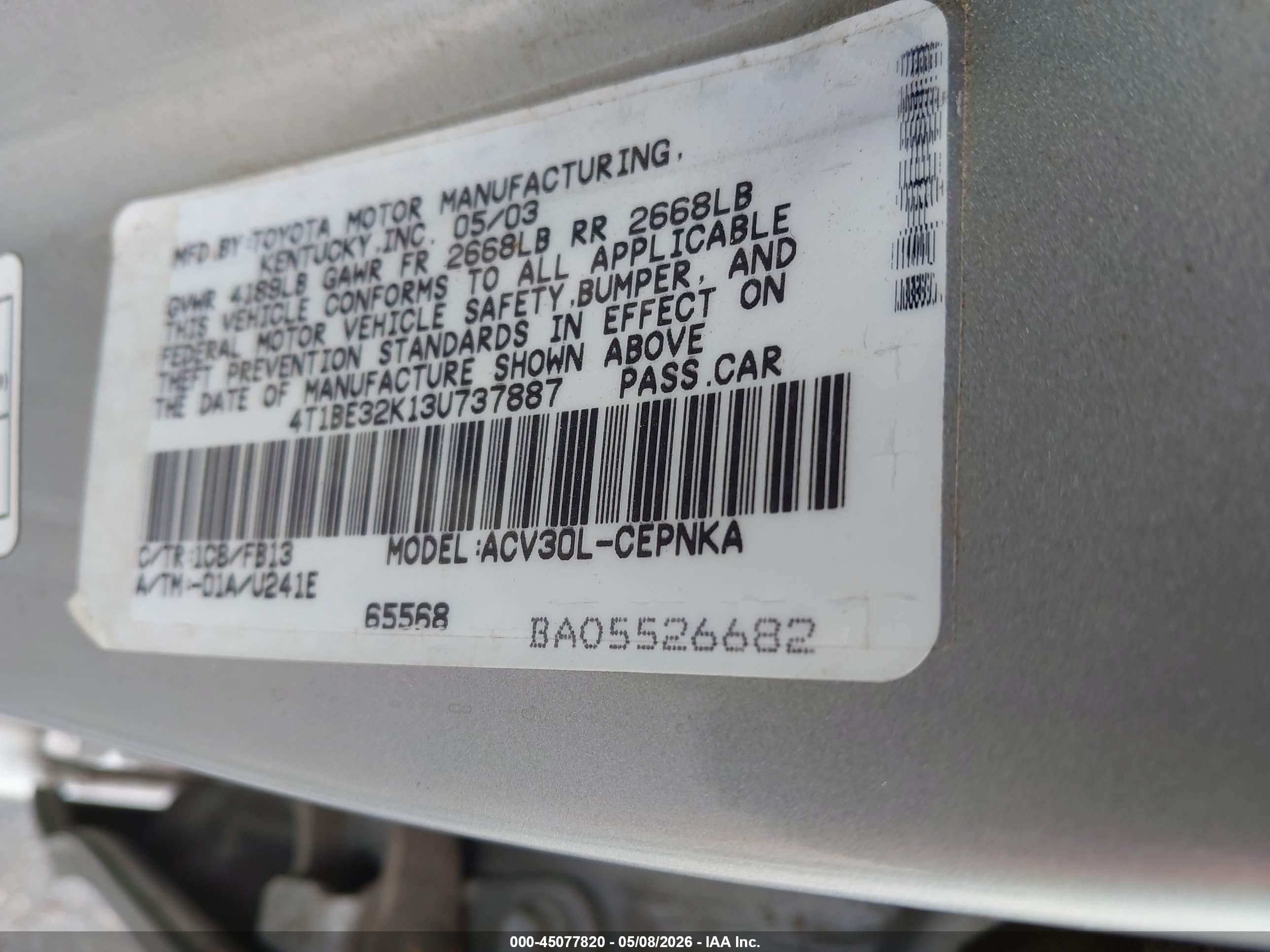 TOYOTA CAMRY image 9