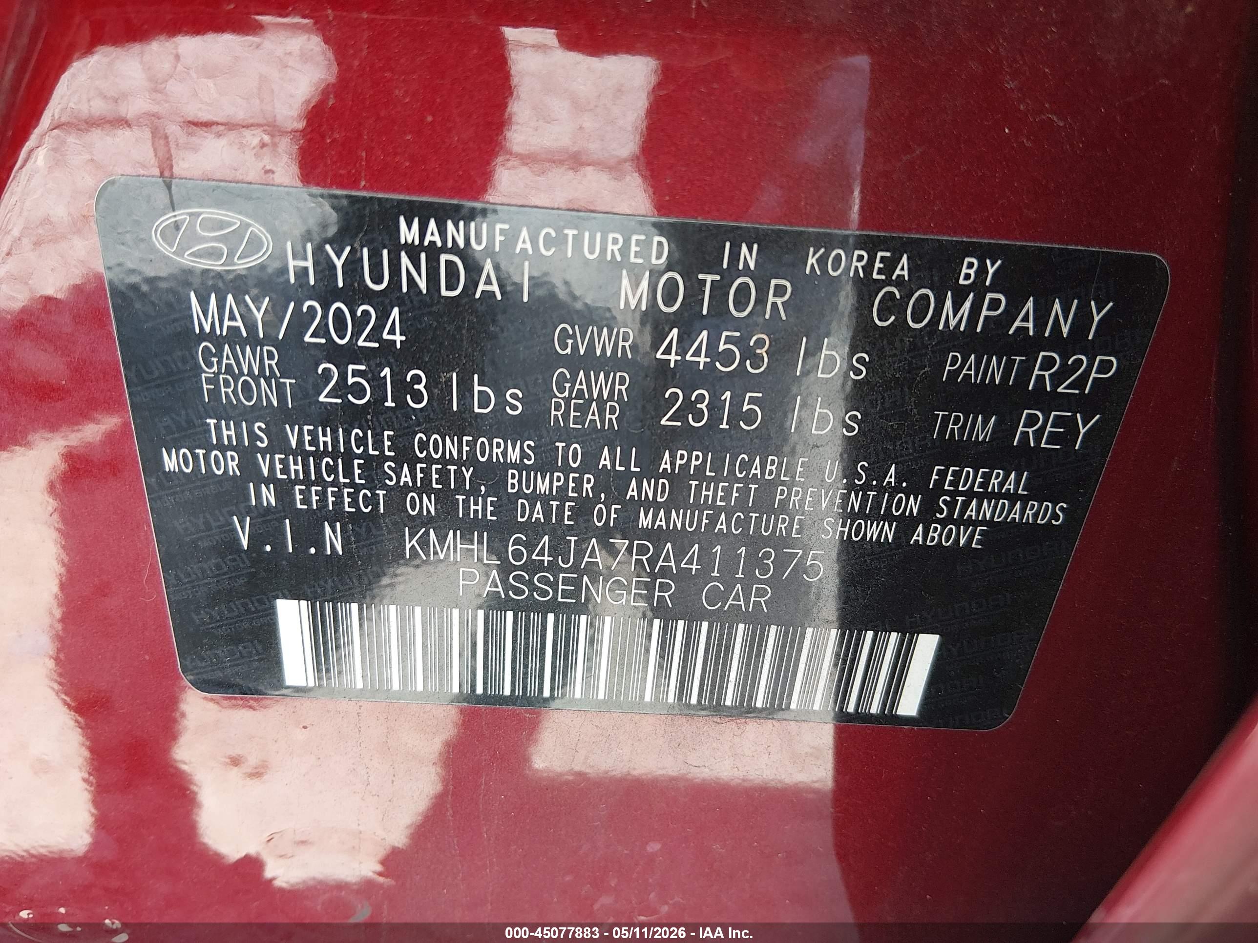 HYUNDAI SONATA image 9