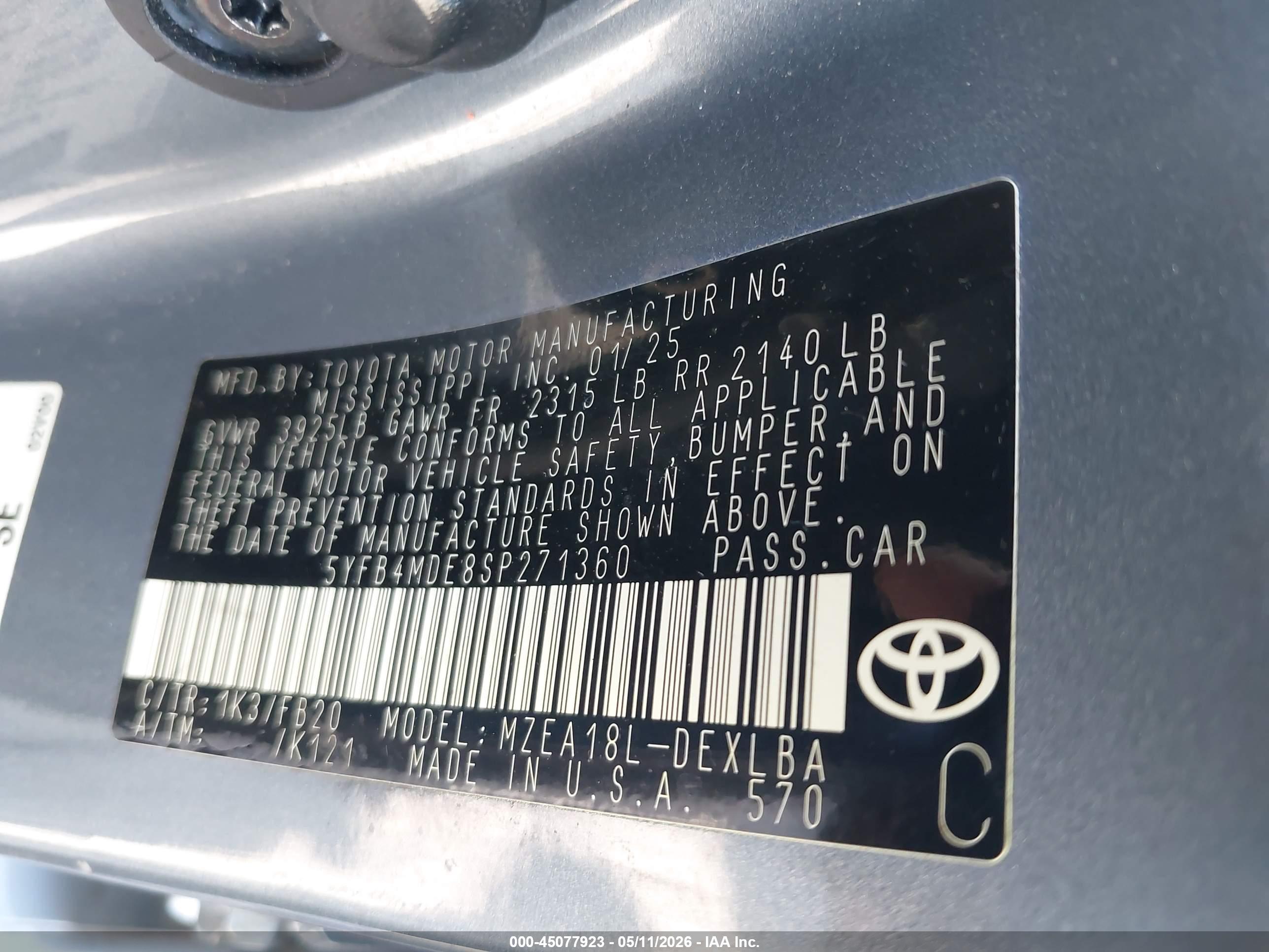 TOYOTA COROLLA image 9