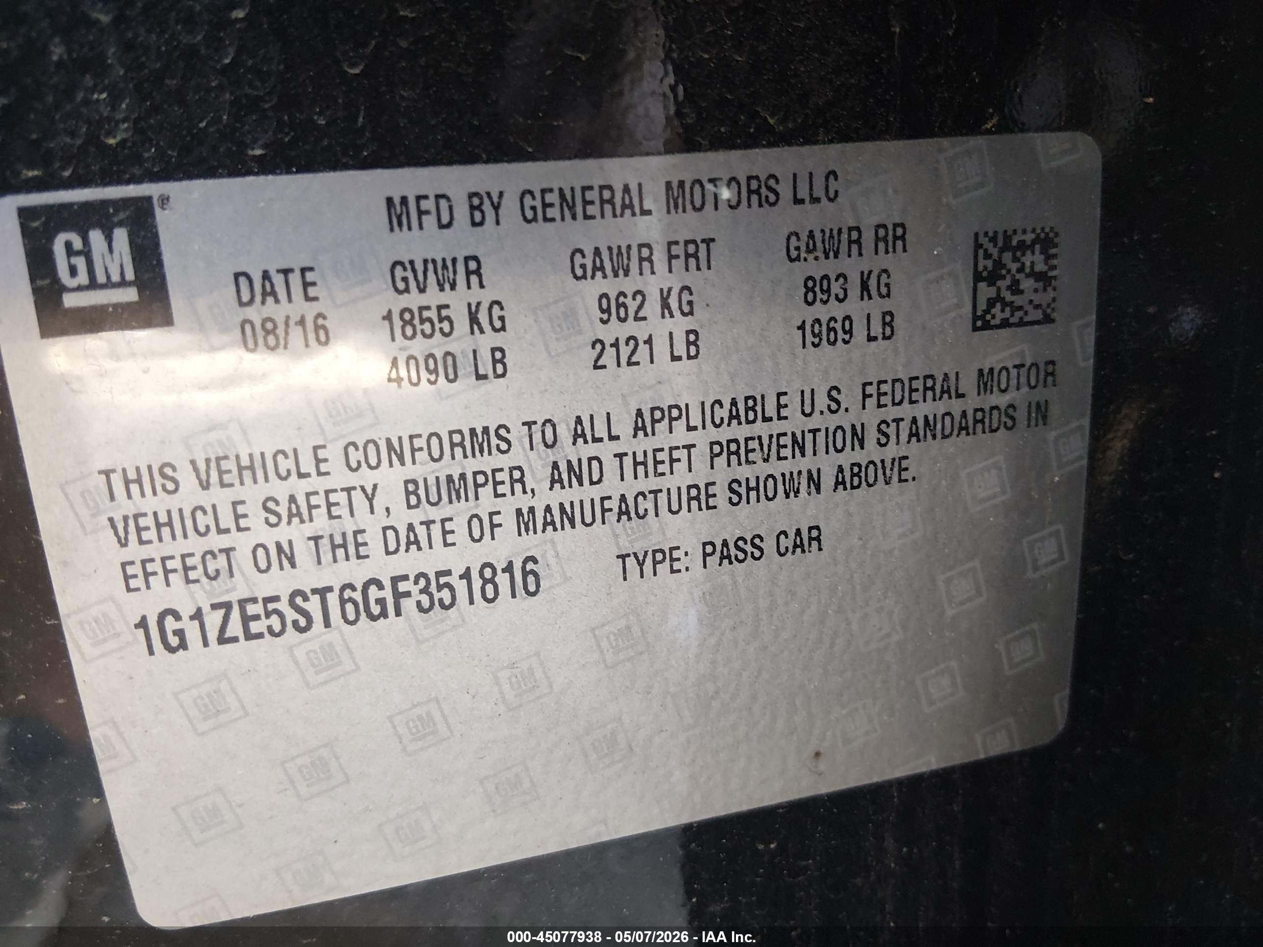 CHEVROLET MALIBU image 9
