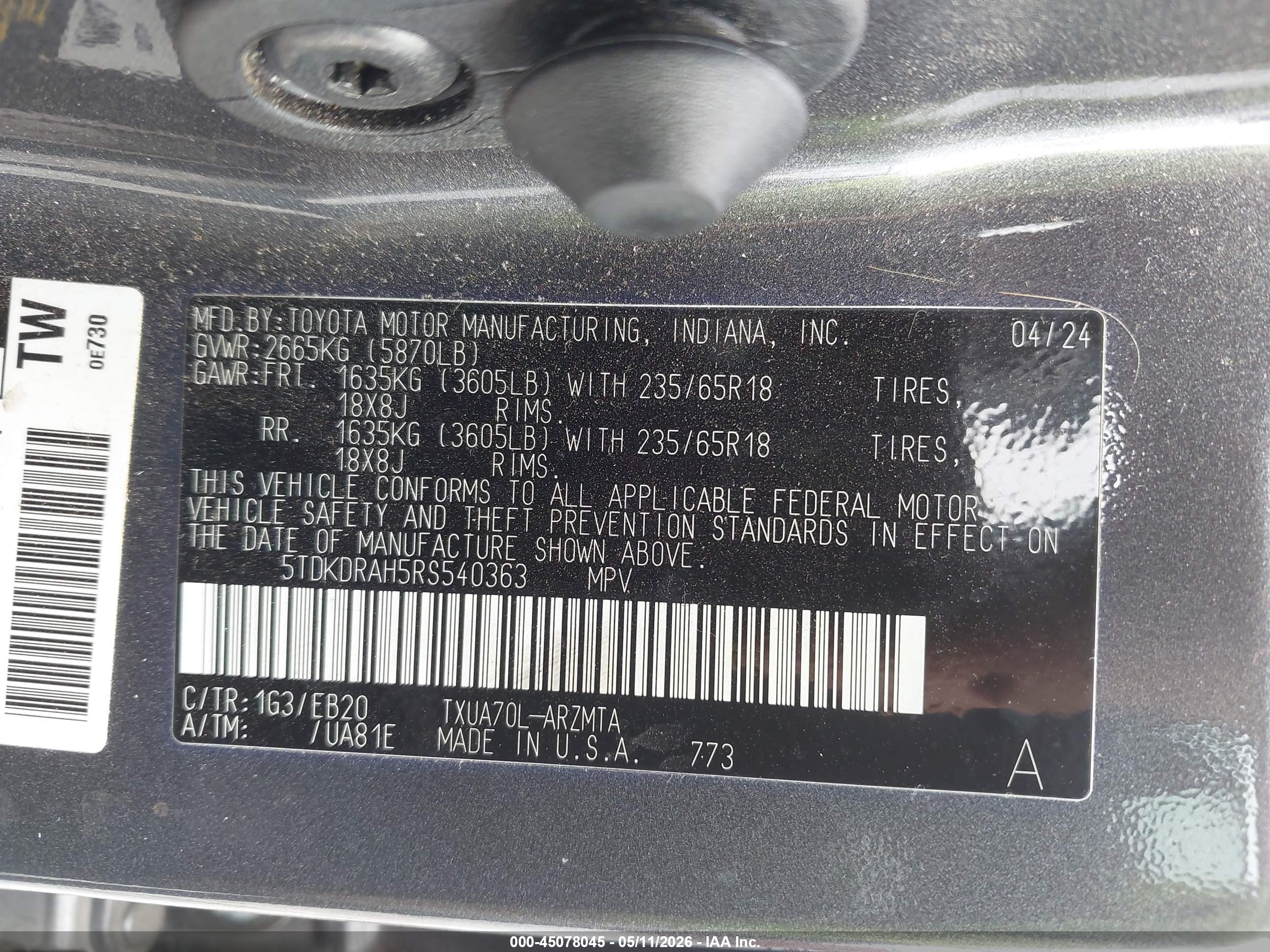 TOYOTA HIGHLANDER image 9