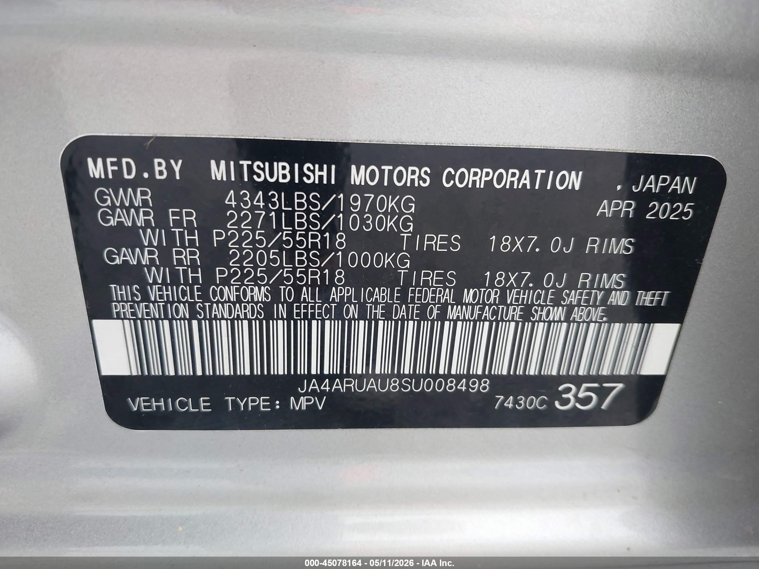 MITSUBISHI OUTLANDER image 9