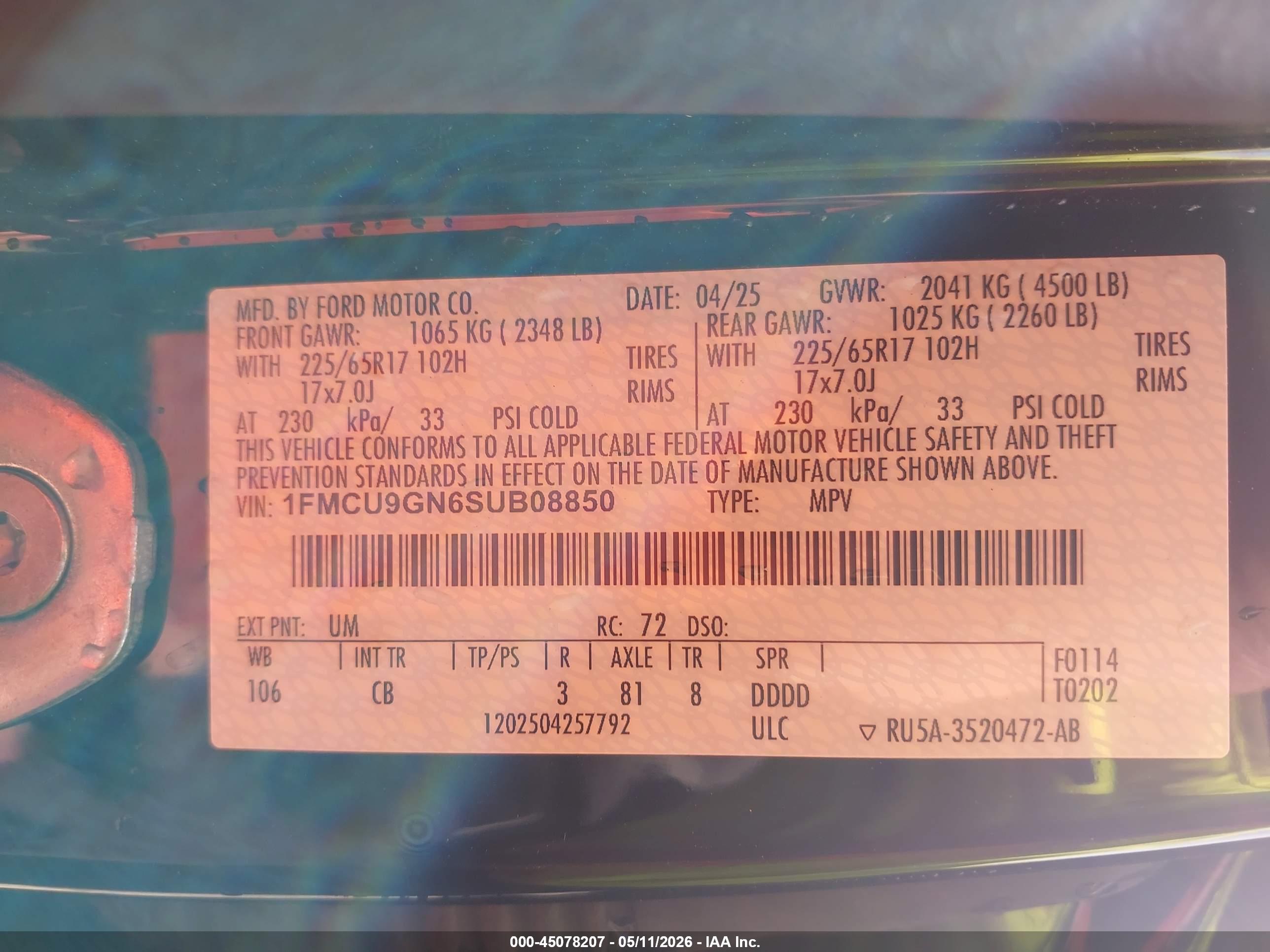 FORD ESCAPE image 9