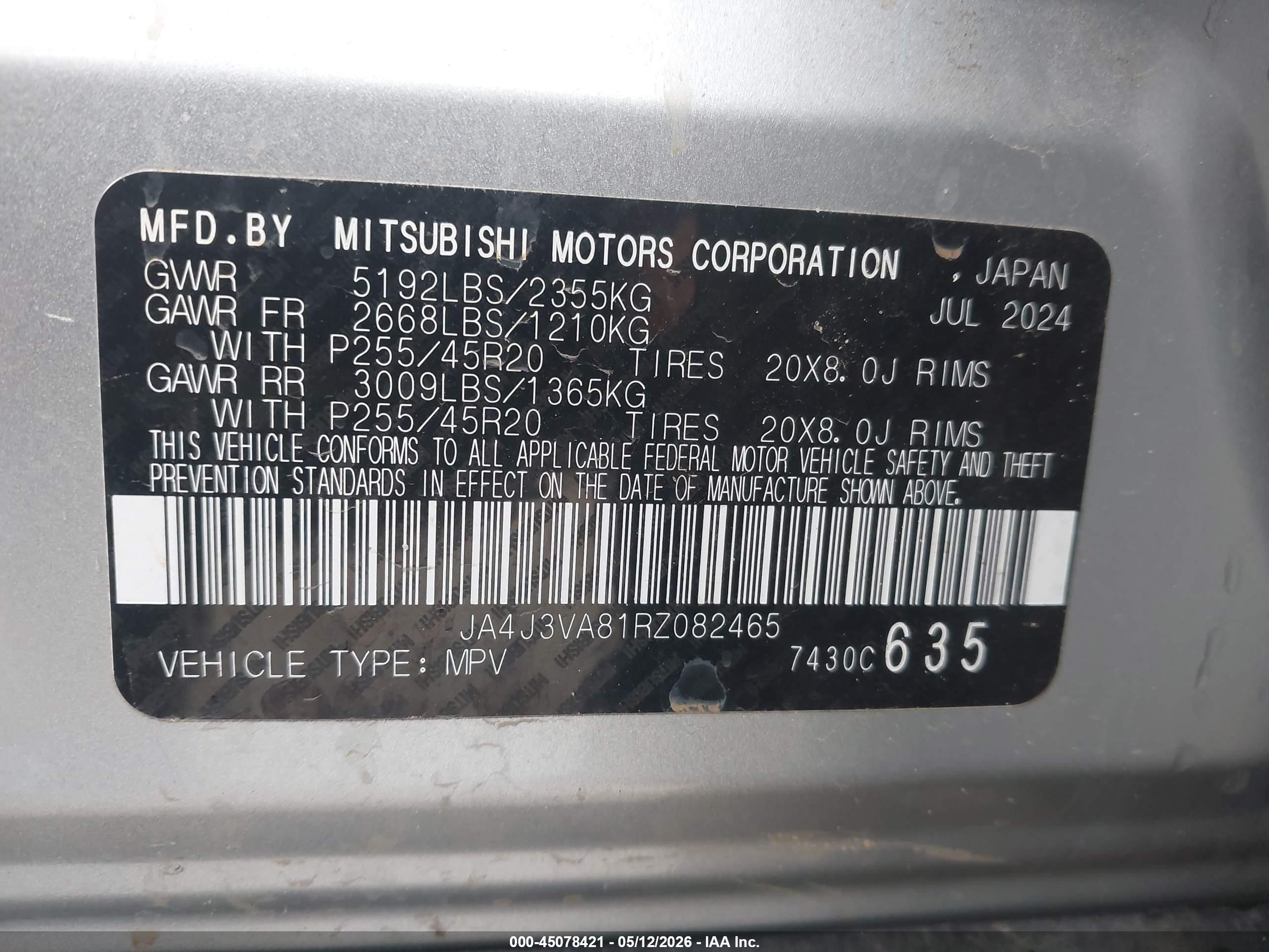 MITSUBISHI OUTLANDER image 9