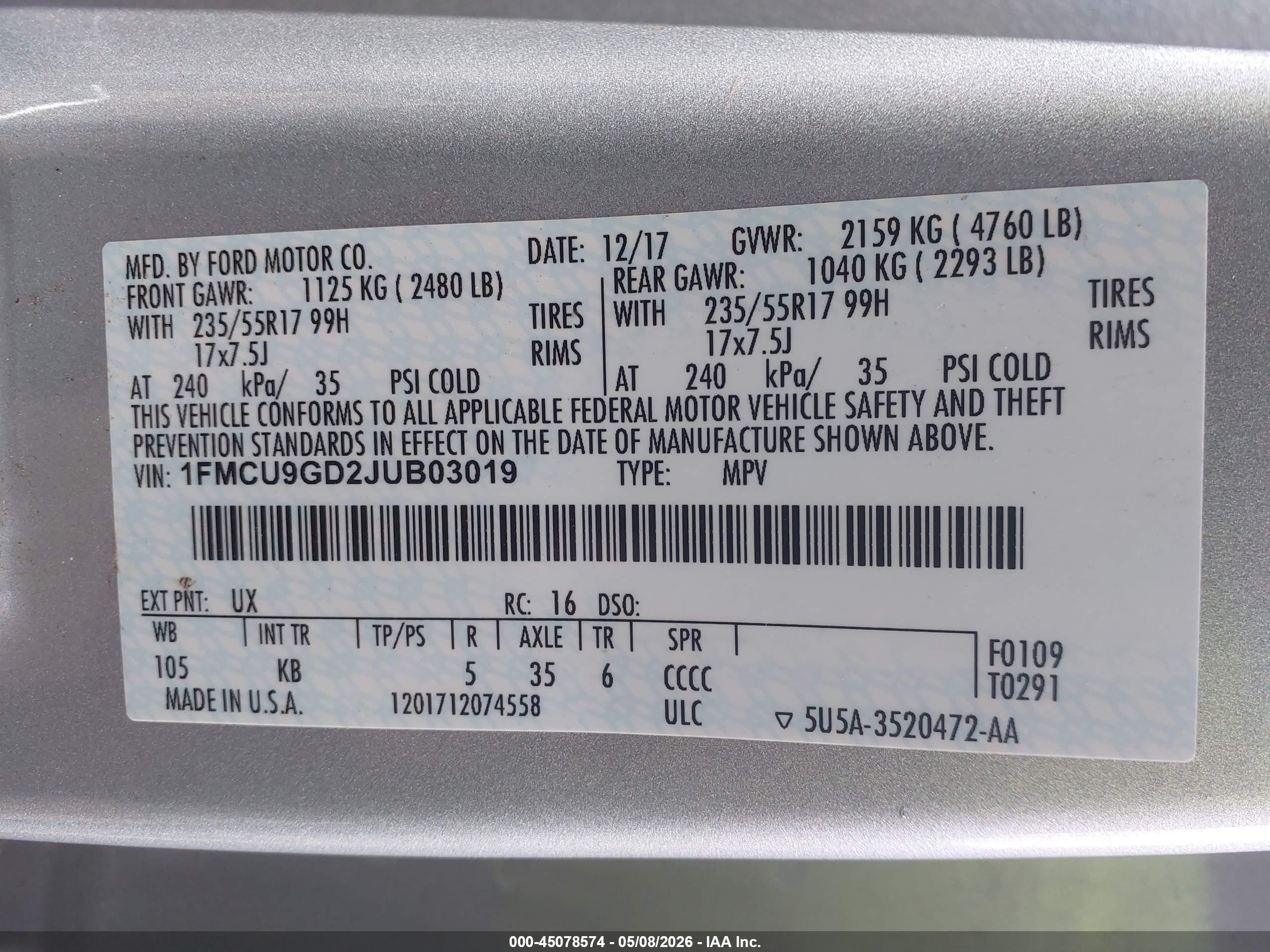 FORD ESCAPE image 9
