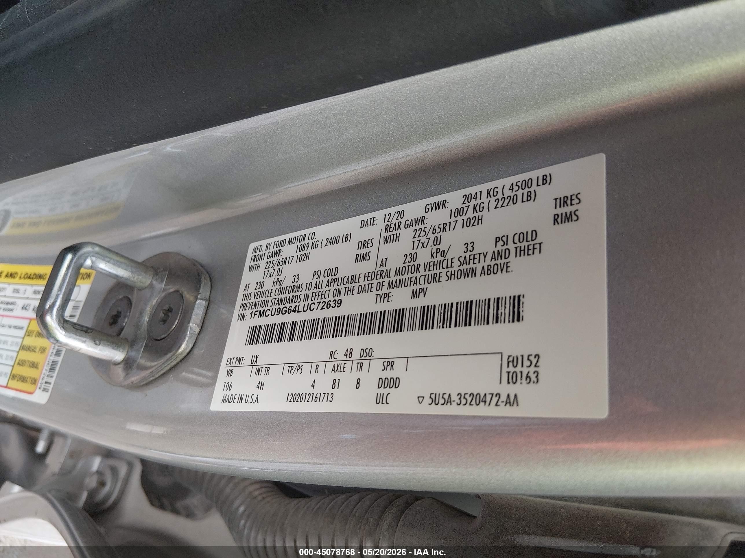 FORD ESCAPE image 9