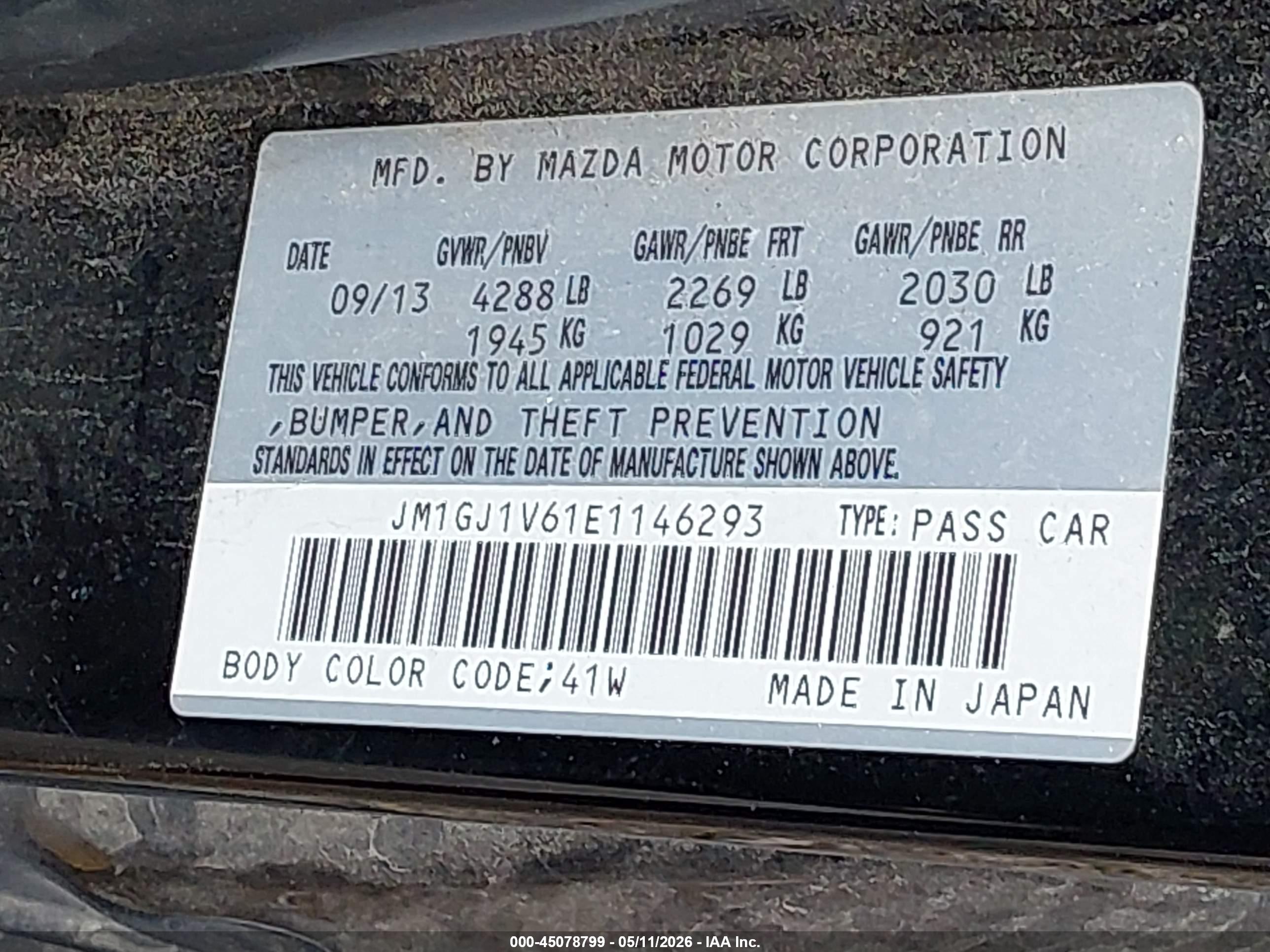 MAZDA MAZDA6 image 9