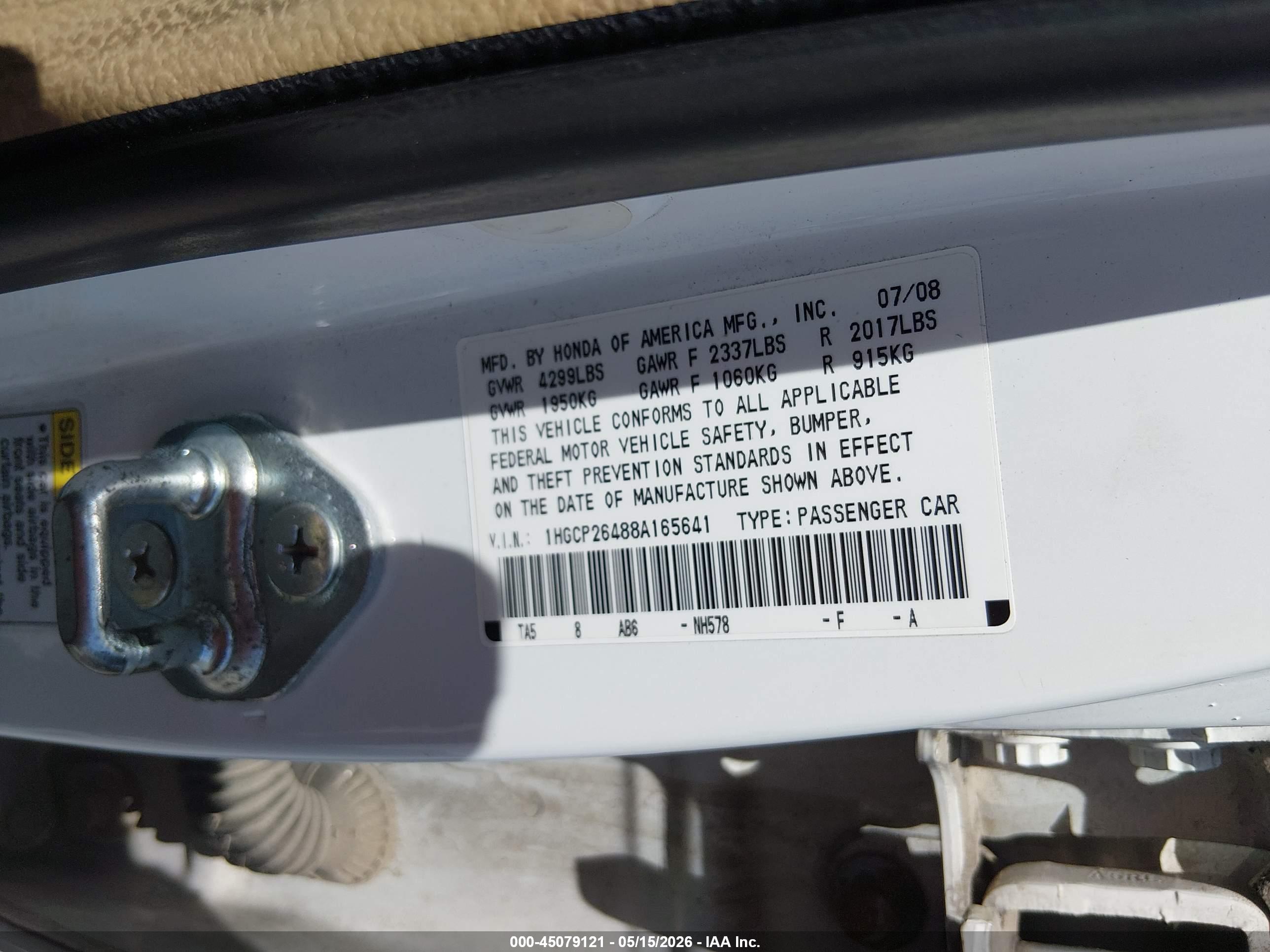 HONDA ACCORD image 9