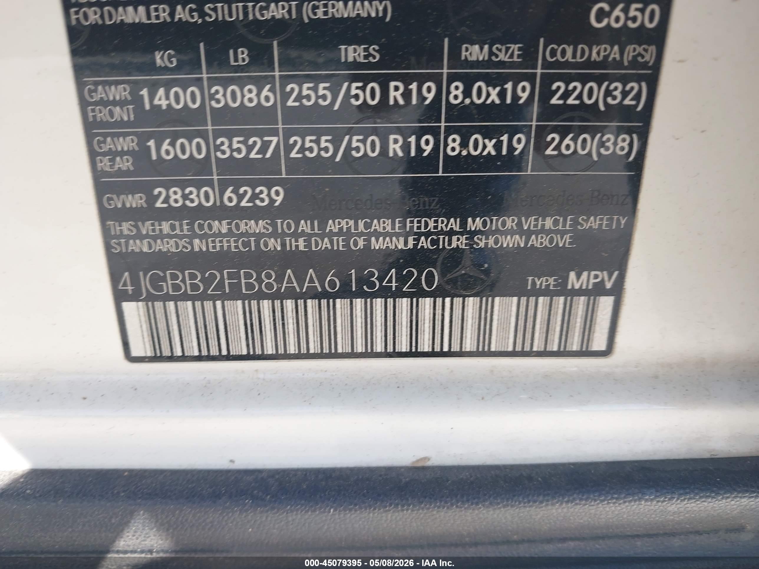 MERCEDES-BENZ ML image 9