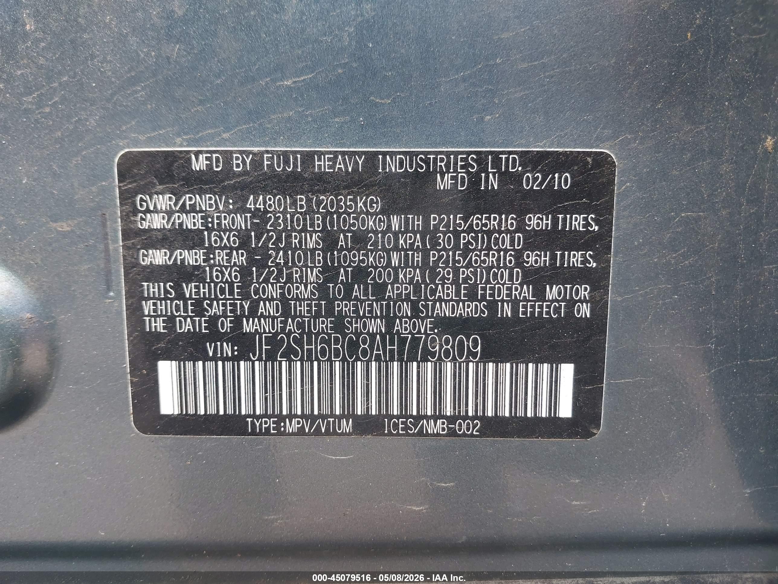 SUBARU FORESTER image 9