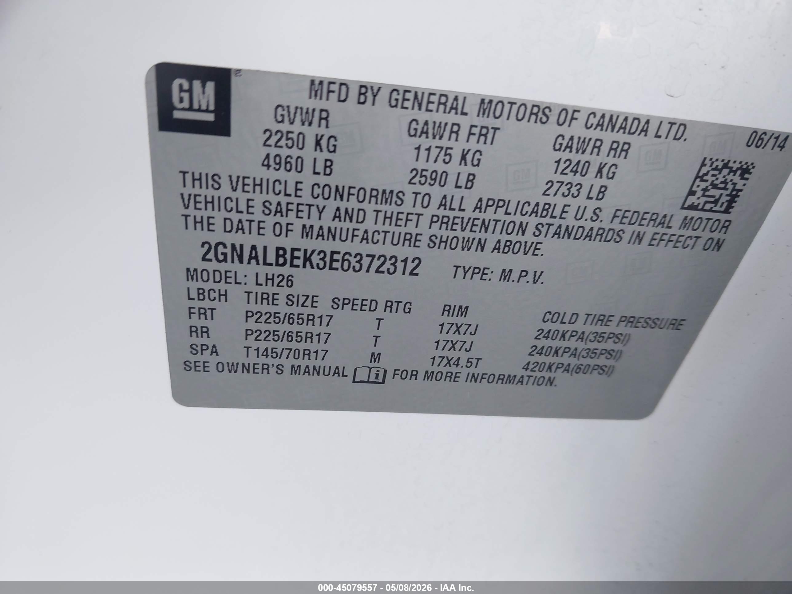 CHEVROLET EQUINOX image 9